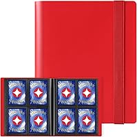 Vista 10 de GEAoffice Carpeta de tarjetas – Carpeta de álbum de colección de tarjetas coleccionables de 4 bolsillos – Carpeta con 160 bolsillos de carga lateral