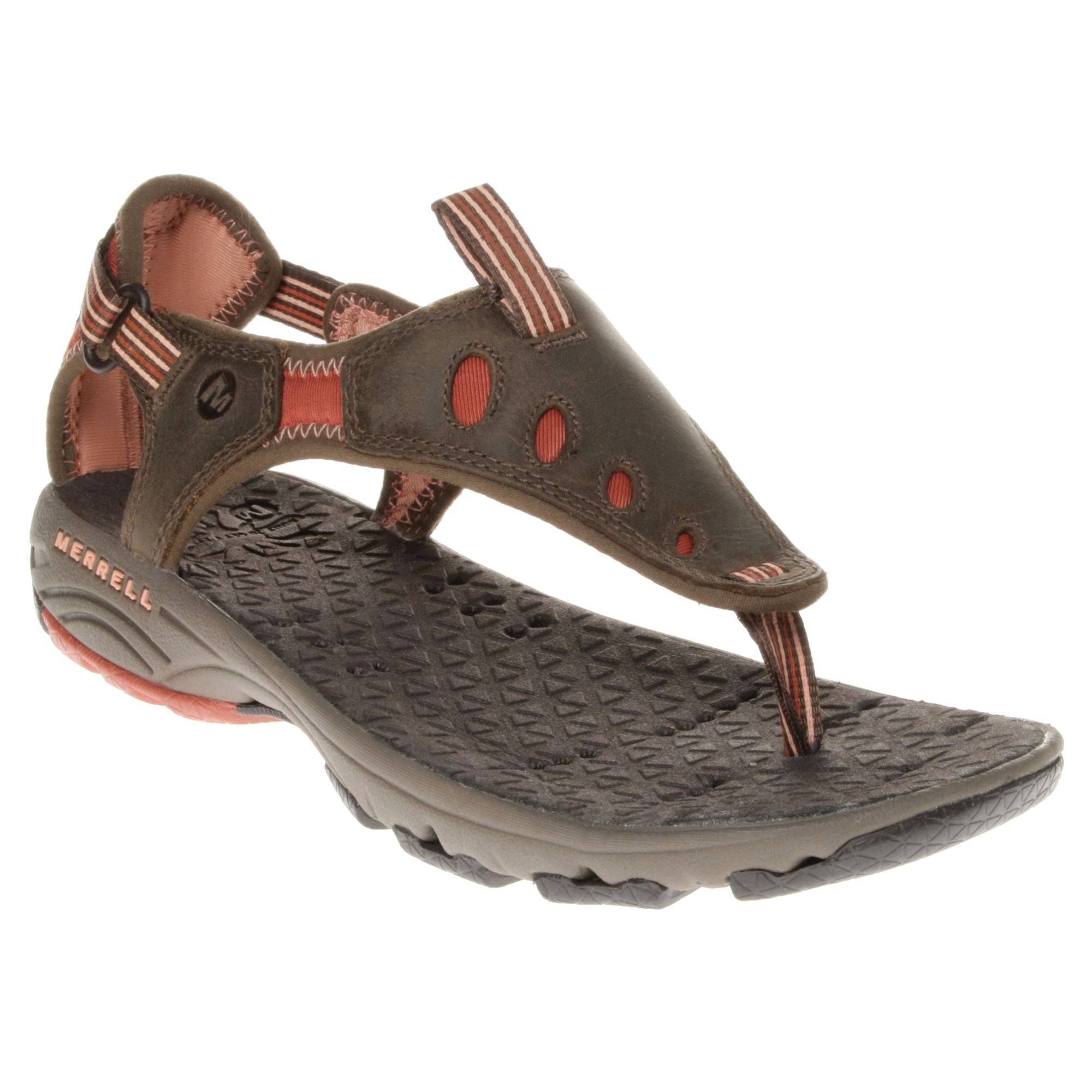 Merrell Cambrian Flip, damskie buty trekkingowe, pomarańczowa - pomarańczowy brązowy - 40 EU