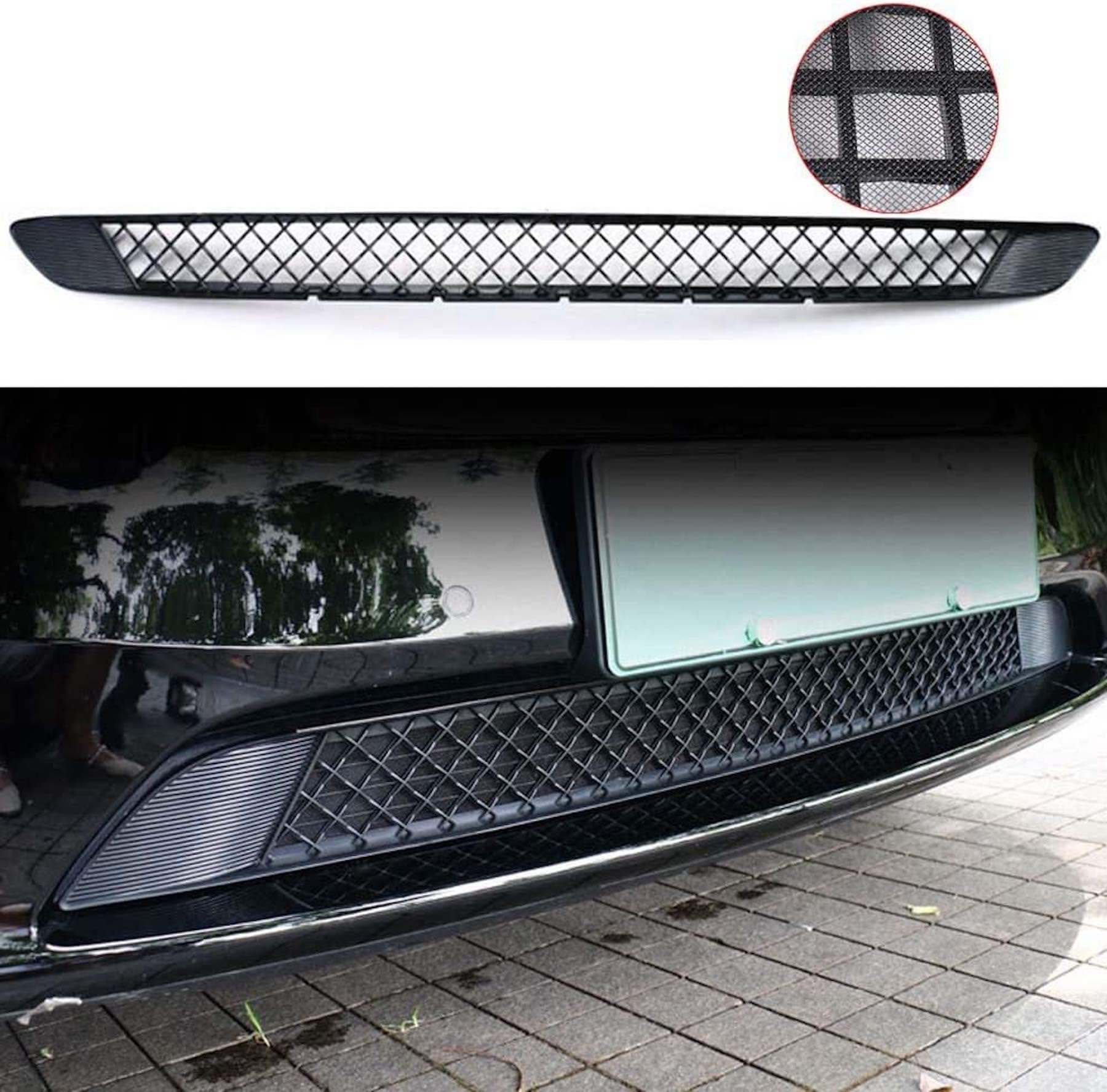 THE WHITE SHOP Fit 2017-2022 Model 3 Front Grille Mesh Bumper Grille Mesh Insert ABS Gloss Black Grille