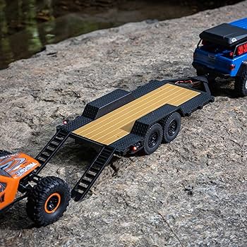 Amazon.com: Axial SCX24 Flat Bed Vehicle Trailer with LED