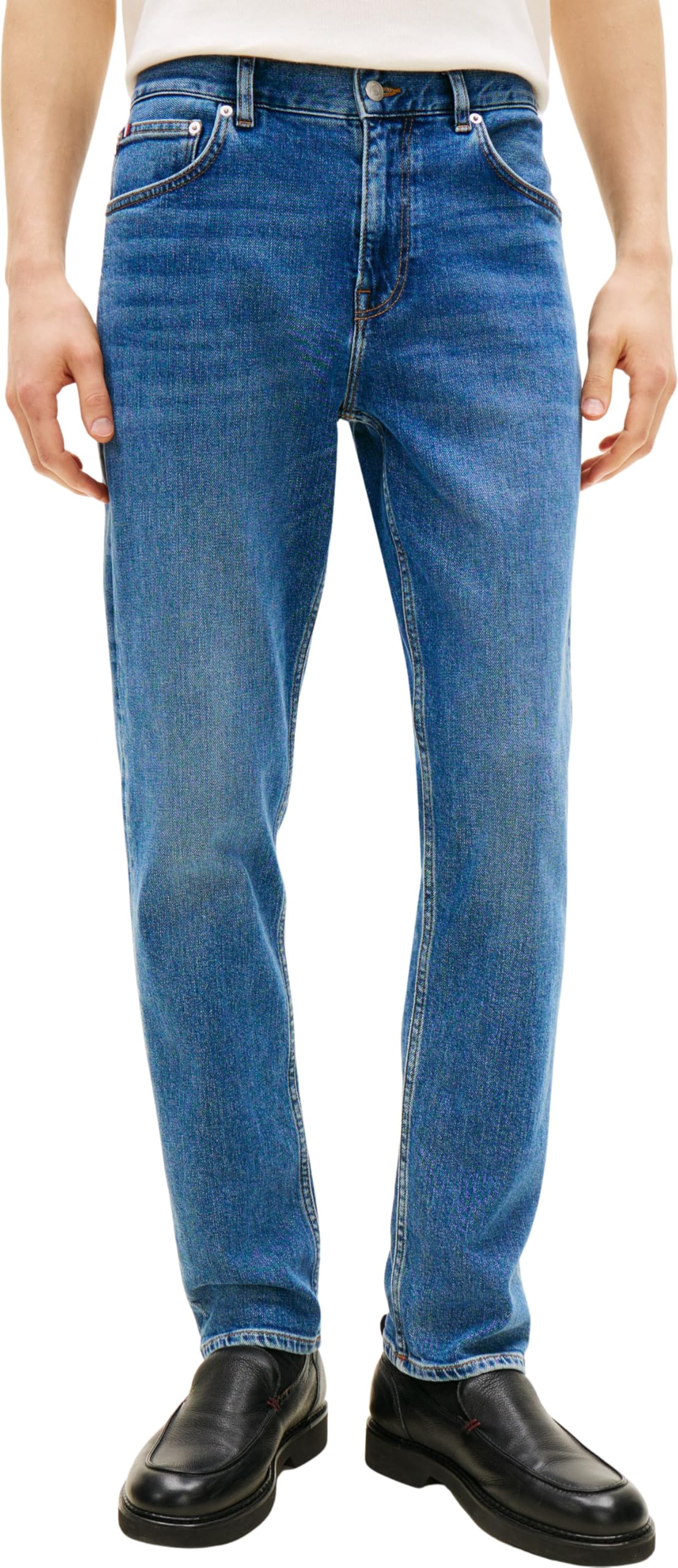 Tommy Hilfiger Men Straight Denton STR SEP Indigo MW0MW41901 Straight, Denim, 40W / 34L