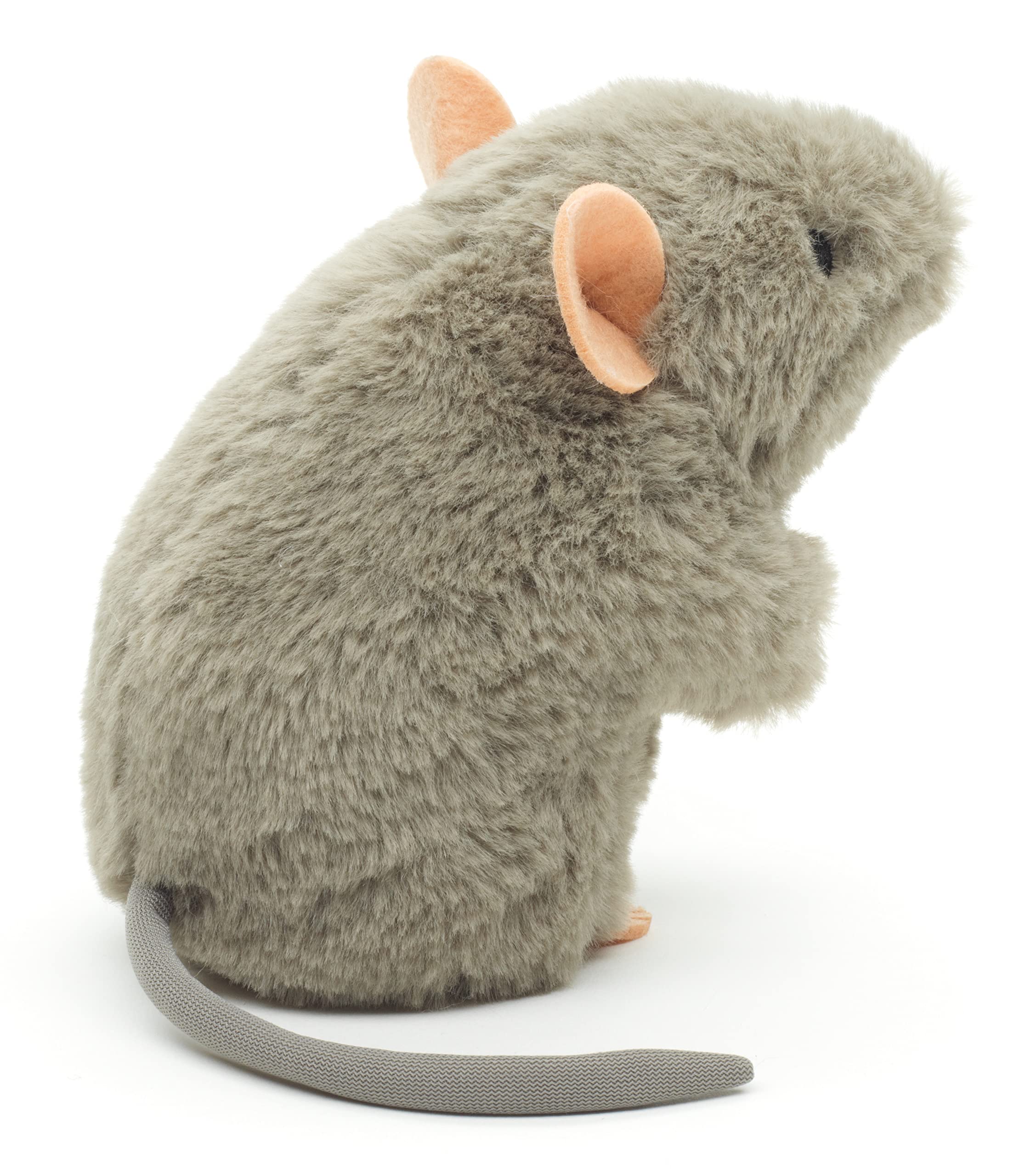 Uni-Toys Peluche souris couchée 17 cm (30 cm avec la queue Uni-Toys Peluche souris couchée 17 cm (30 cm avec la queue