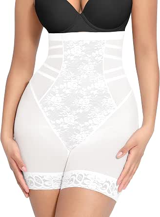Women's High Waist Body Shaper Shorts - Tummy Control Shapewear, Firm Compression