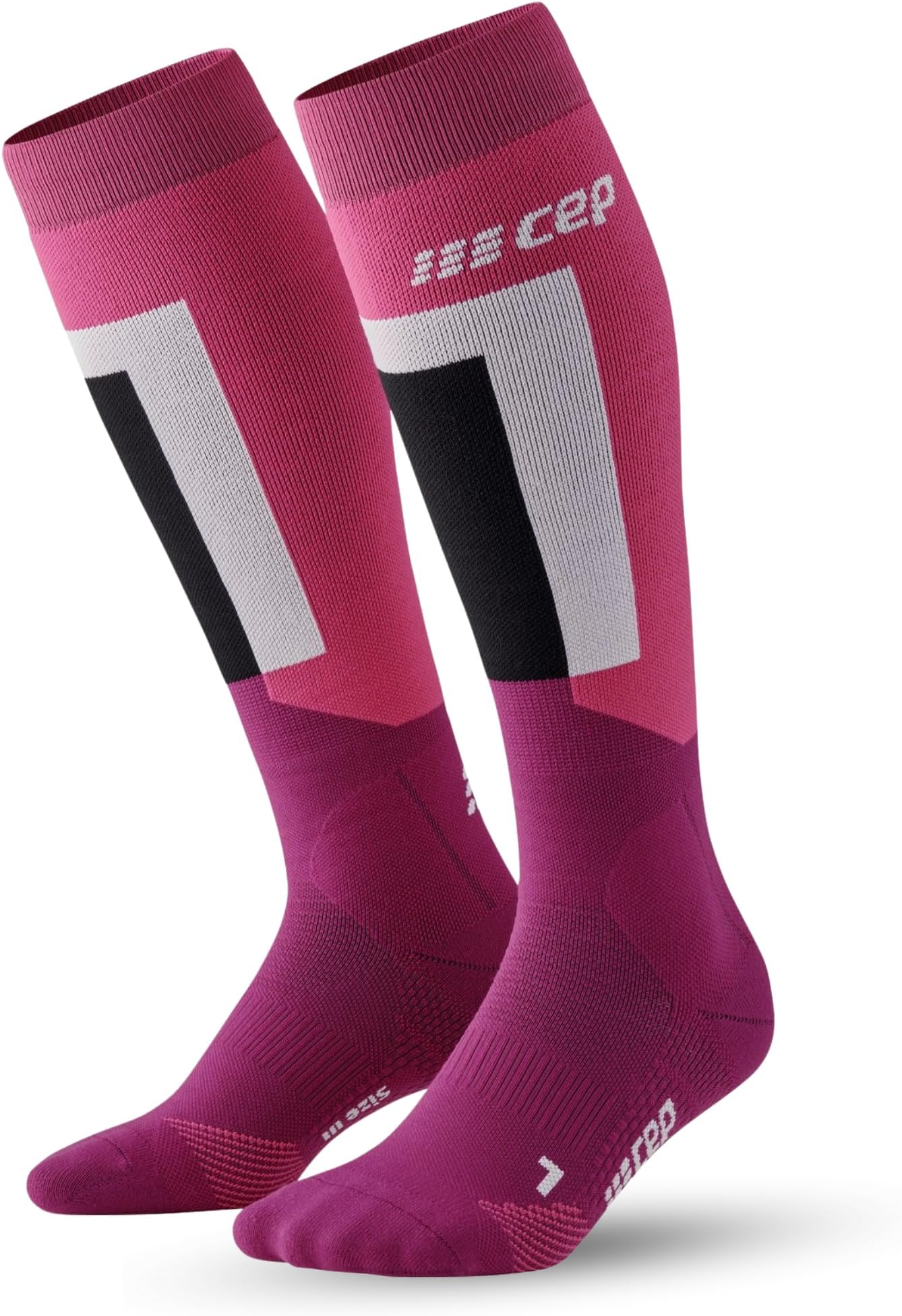 Ski Thermo Tall Compression Socks for Women | Ski and Snowboard Socks | Strategic Padding for Blister Protection