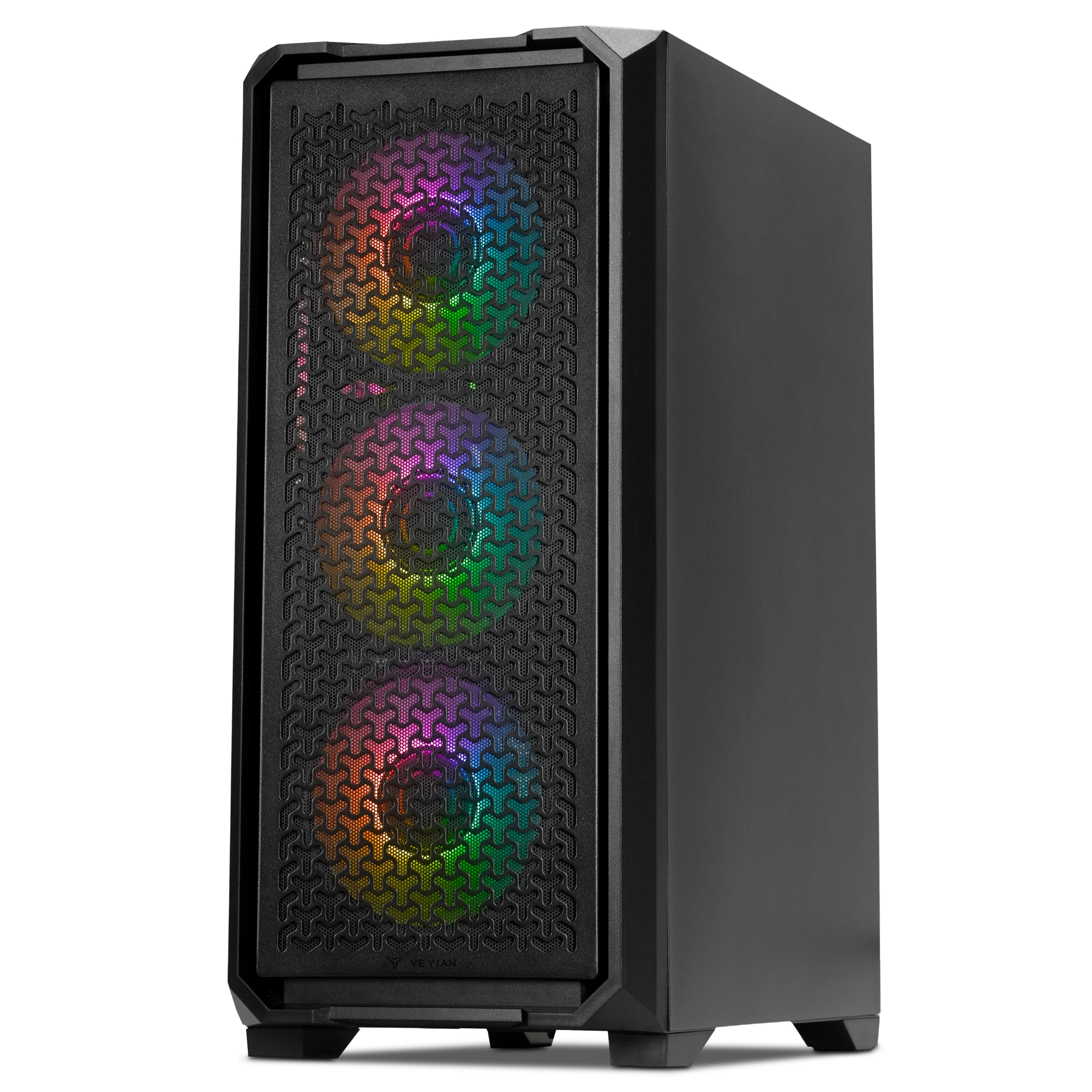 YEYIAN PC Gamer Vault | Intel Core i5-14400F 10 Cores up to 4.7GHz | NVIDIA GeForce RTX 5060 8GB GDDR7 | 32GB DDR5 6000MHz | SSD 1TB NVMe Gen4 | Win 11 Pro