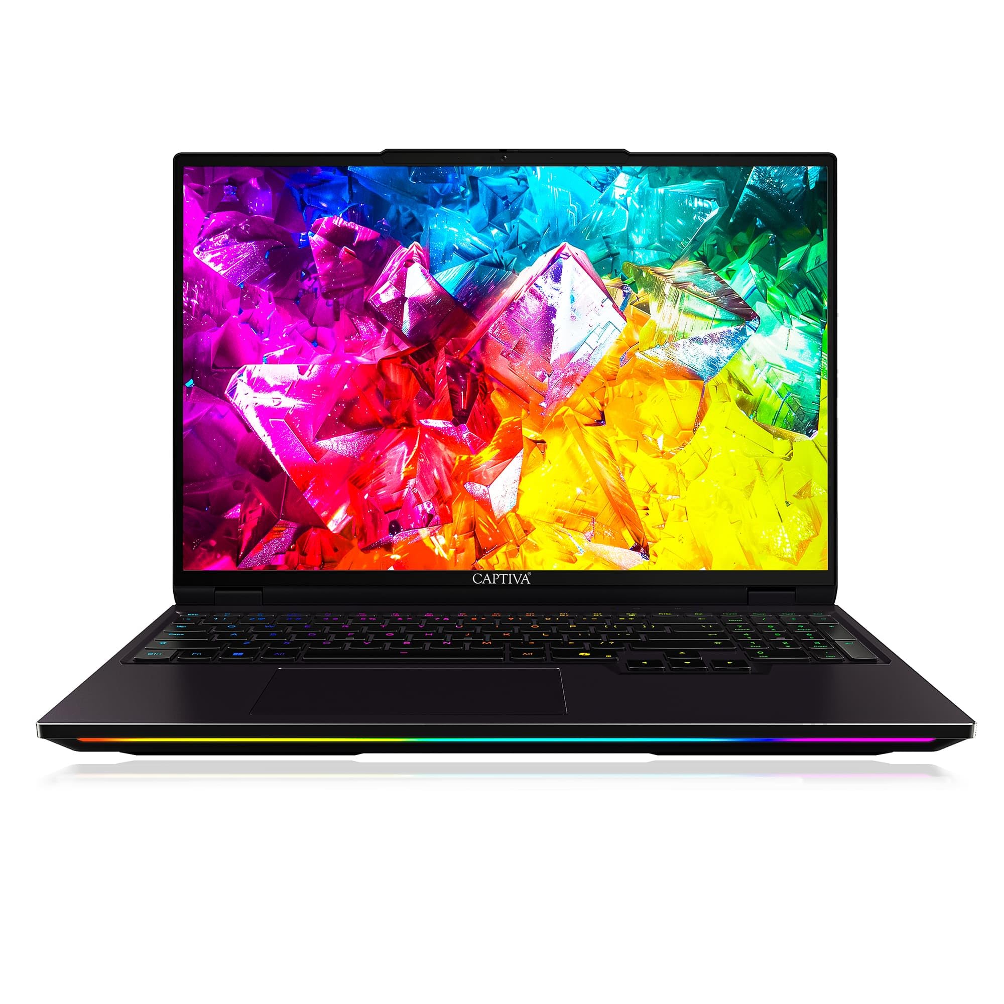 Captiva Notebook Highend Gaming R10-3080GE | AMD Ryzen 9 9955HX | 32GB DDR5 RAM | NVIDIA GeForce RTX 5080 16GB | 1 TB SSD | 16 Zoll WQXGA 300Hz | Windows 11 Home