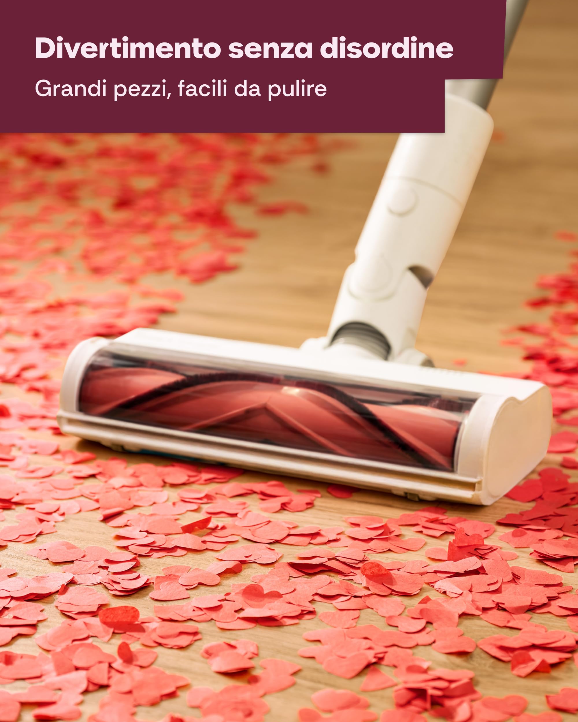 Set di 5 cannoni spara coriandoli cuori rossi XXL, FSC certificato, getto 5-8 metri, ideale per matrimoni, compleanni, feste, eventi speciali, facile e sicuro da usare