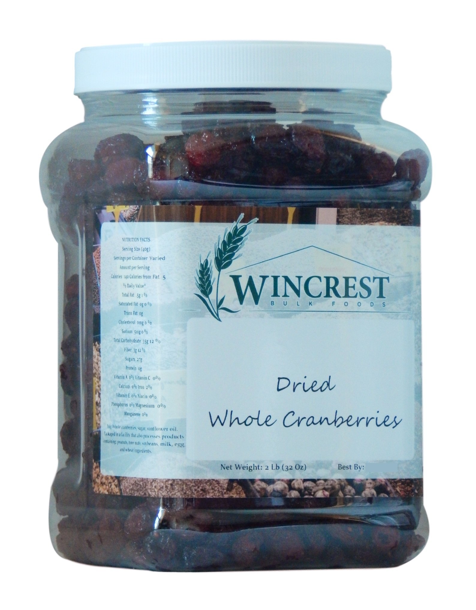 Dried Whole Cranberries (2 Lb Tub)