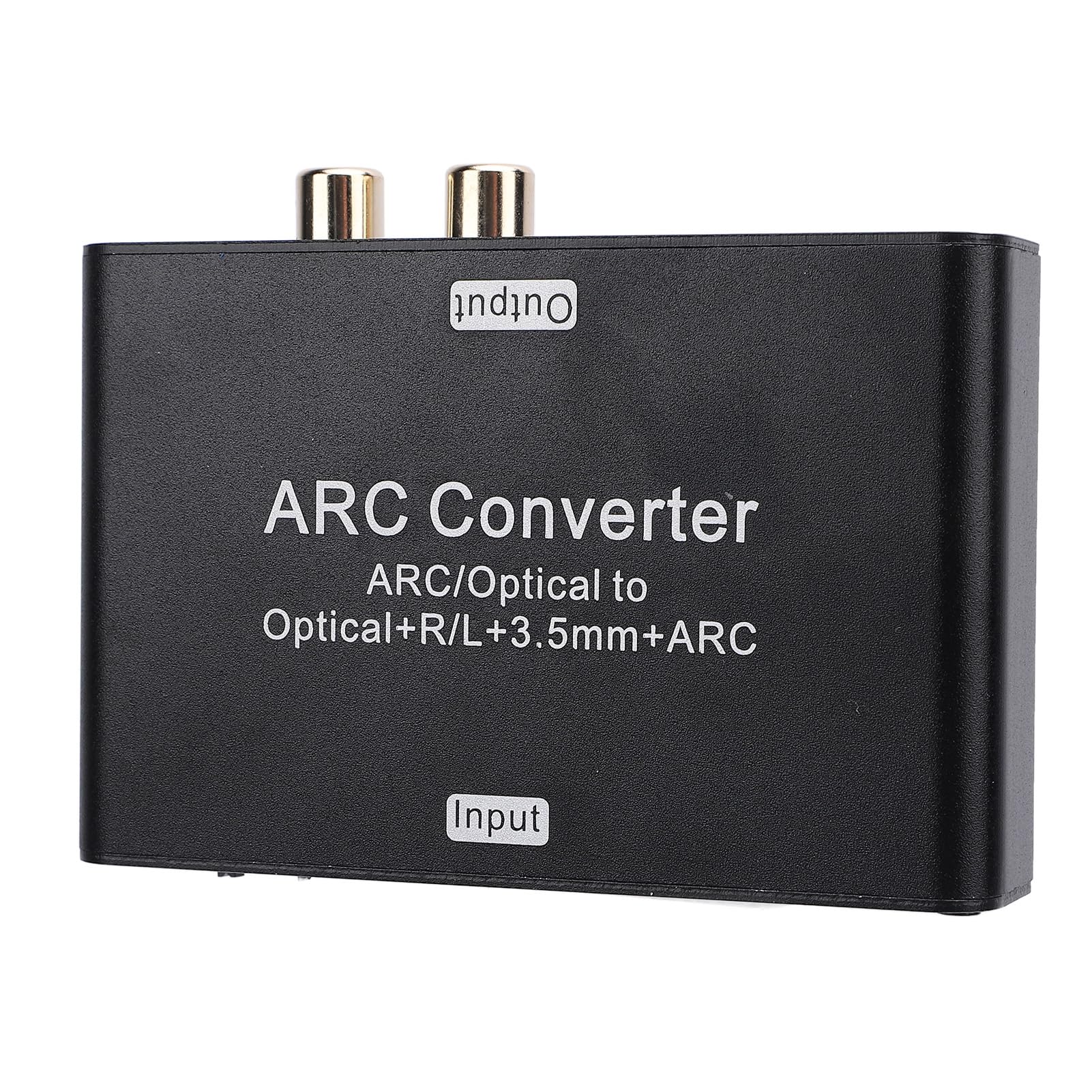 Convertisseur ARC d'interface Multimédia HD, Adaptateur Numérique vers Analogique en Alliage d'aluminium 192 KHz, Adaptateur de Son Optique avec Prise Jack 3,5 Mm, Idéal pour les Systèmes