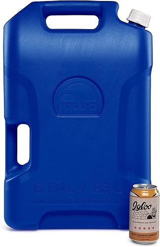 Miniatura 2 de Igloo 6 Gallon Heavy Duty Portable Camping Hiking Water Storage Container Blue