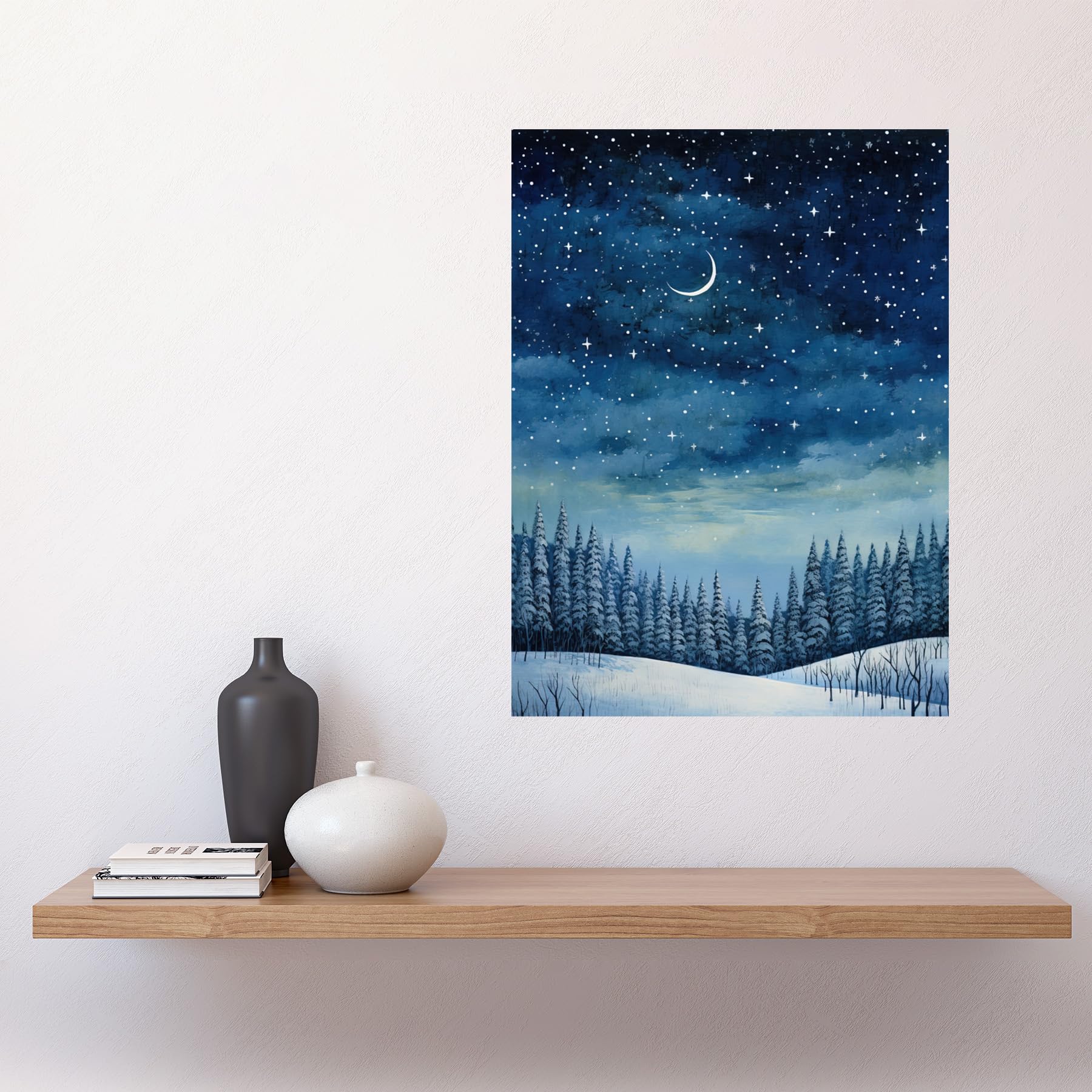 Amazon.com: Artery8 Clear Sky Starry Night in Forest Covered