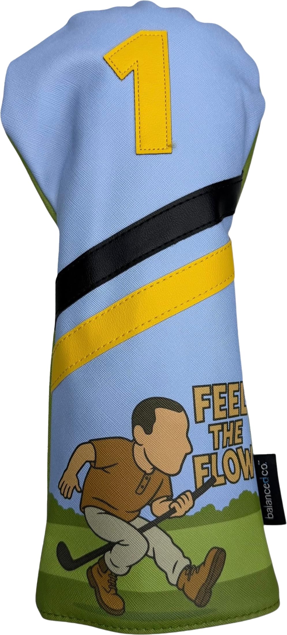 Balanced Co. Funny Golf Driver Headcover (Feel The Flow)
