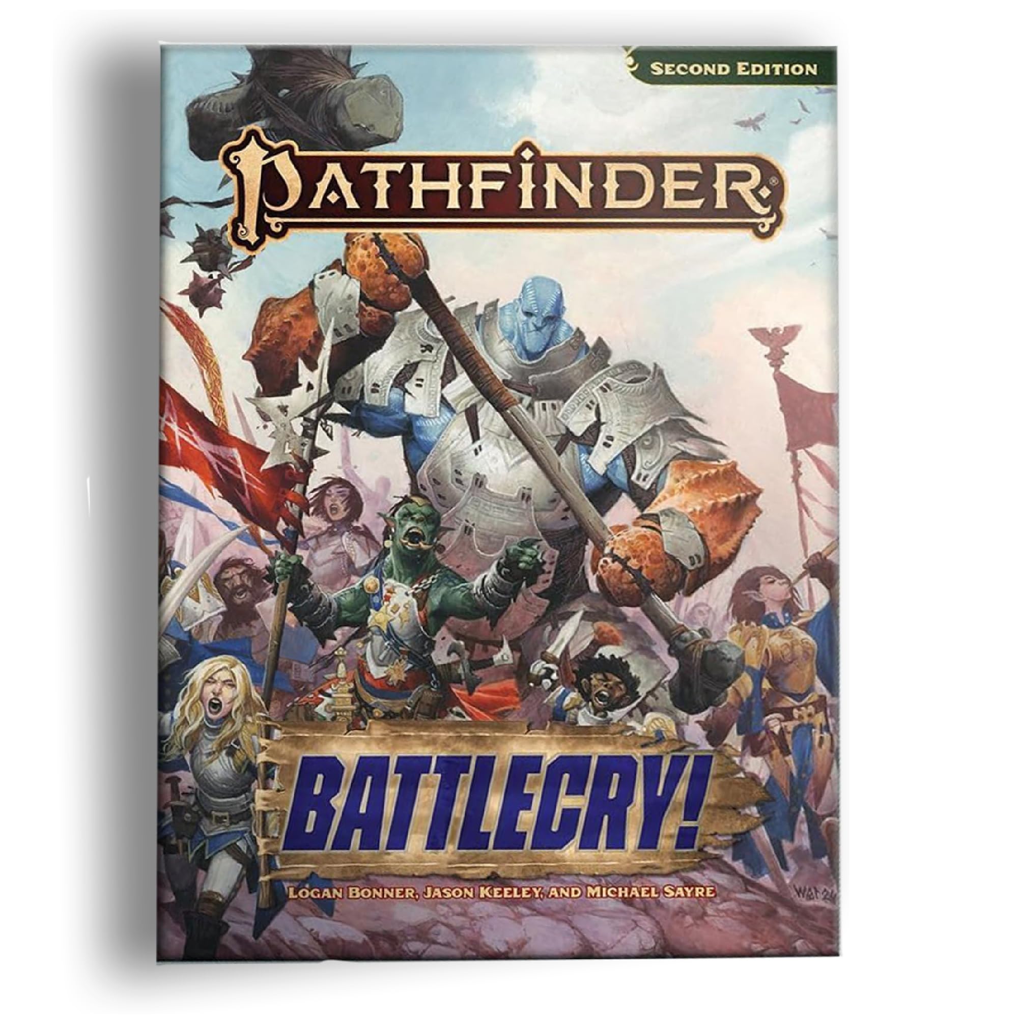 Pathfinder Battlecry! (Pathfinder Second Edition (PF2E)) | Ages 16+, Tabletop RPG Rulebook, War & Combat, Second Edition Remaster, 224 Pages