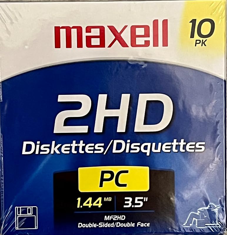 Disquete Maxell de 1,44 MB