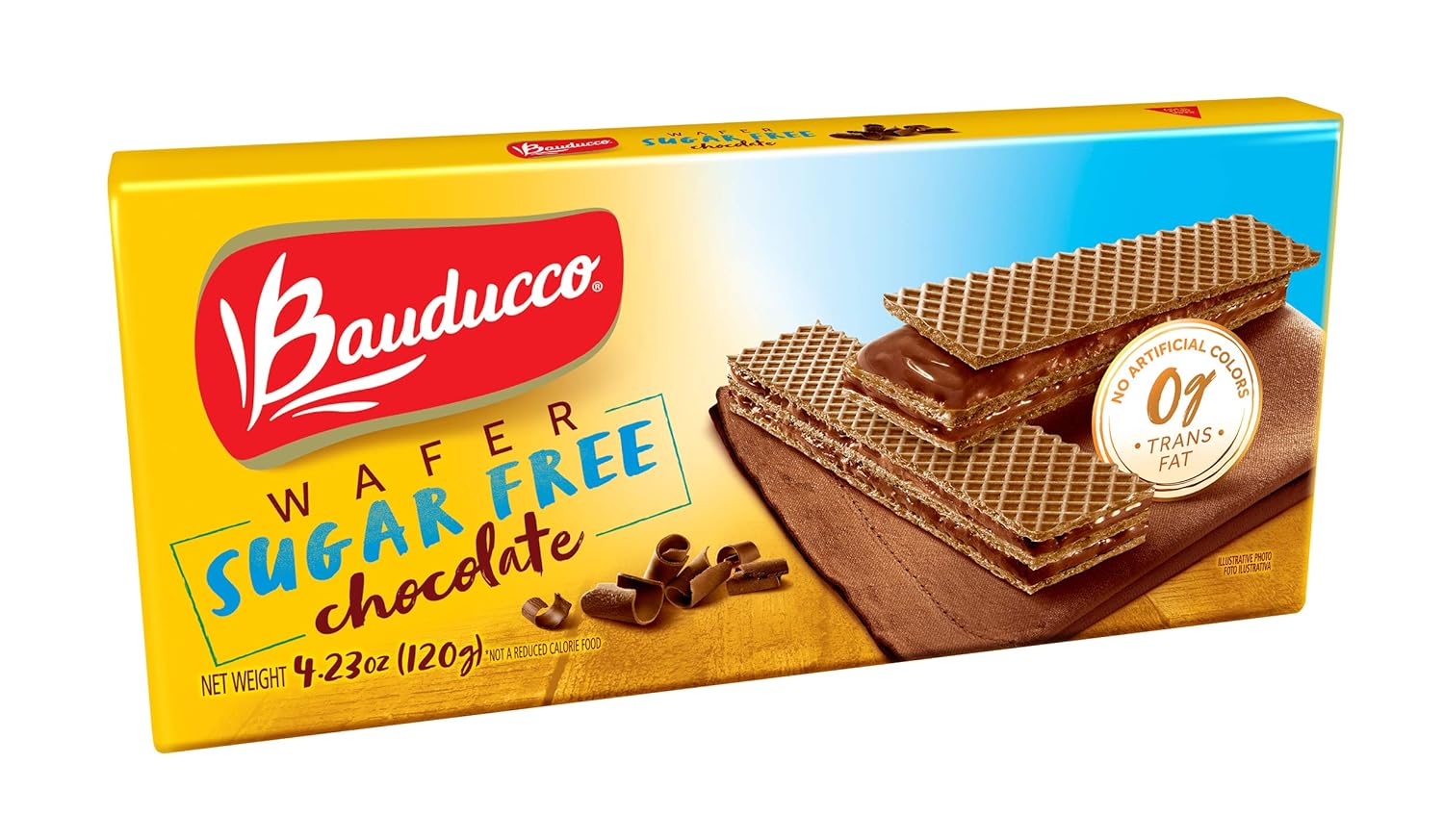 Buy Bauducco Wafer Cookies Enriched with Chocolate Sugar Free