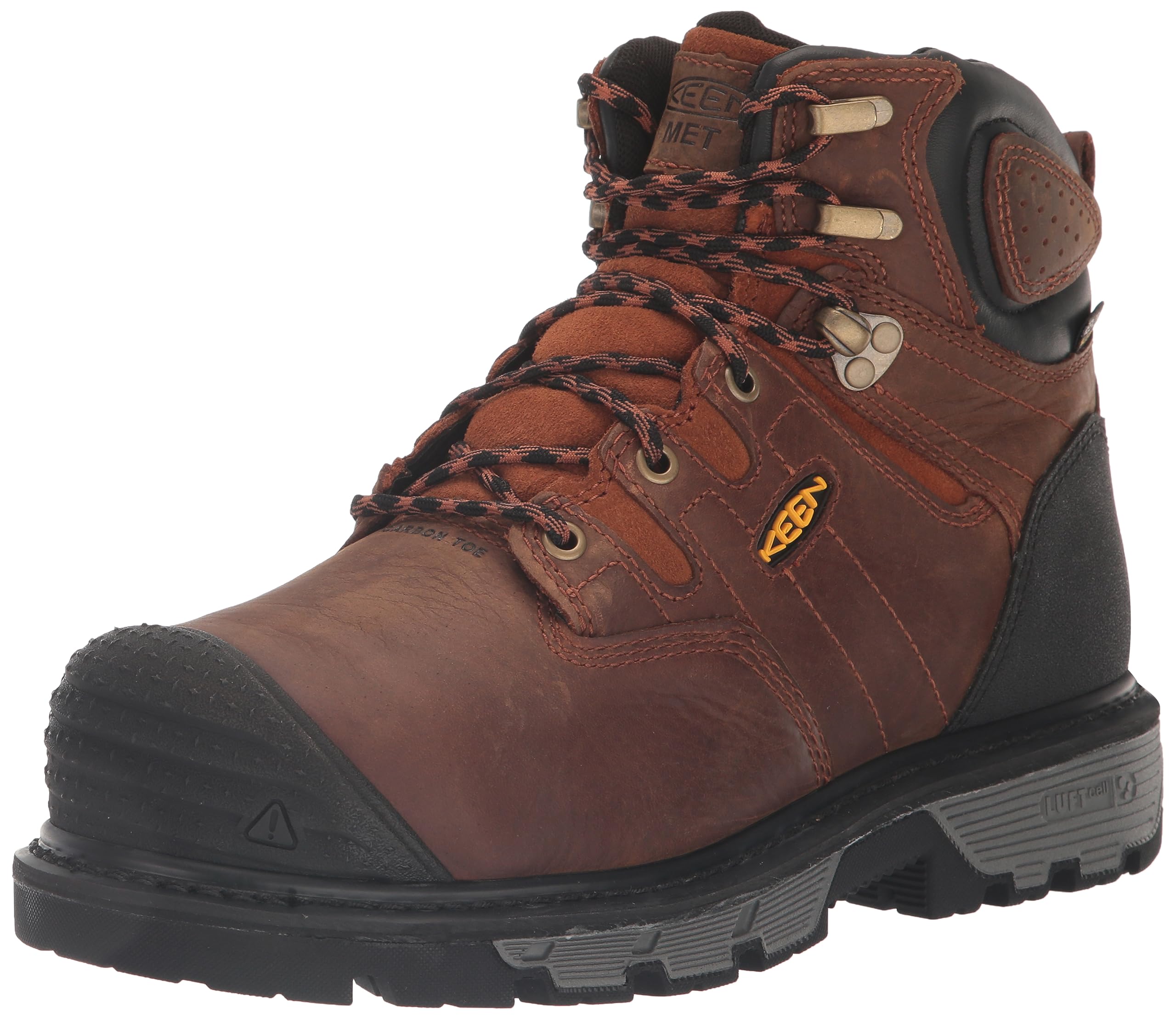 KEEN Utility Men's Camden 6" Composite Toe Waterproof Internal Metatarsal Guard Heavy Duty Work Boots