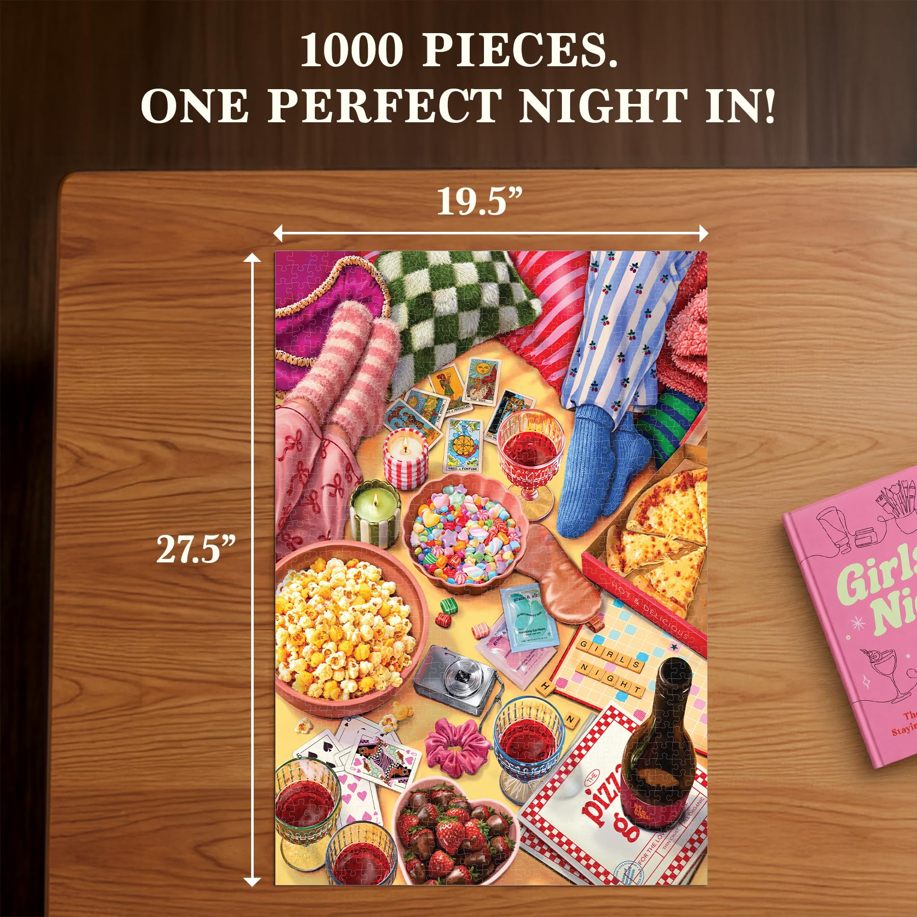 Jigsaw Puzzle 1000 Piece – Girls' Night in for Teens & Adults — Amazon image 2