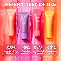 Vista 37 de LANEIGE Lip Glowy Balm: Crema hidratante de labios con manteca de karité, para un brillo hidratante y labios suaves