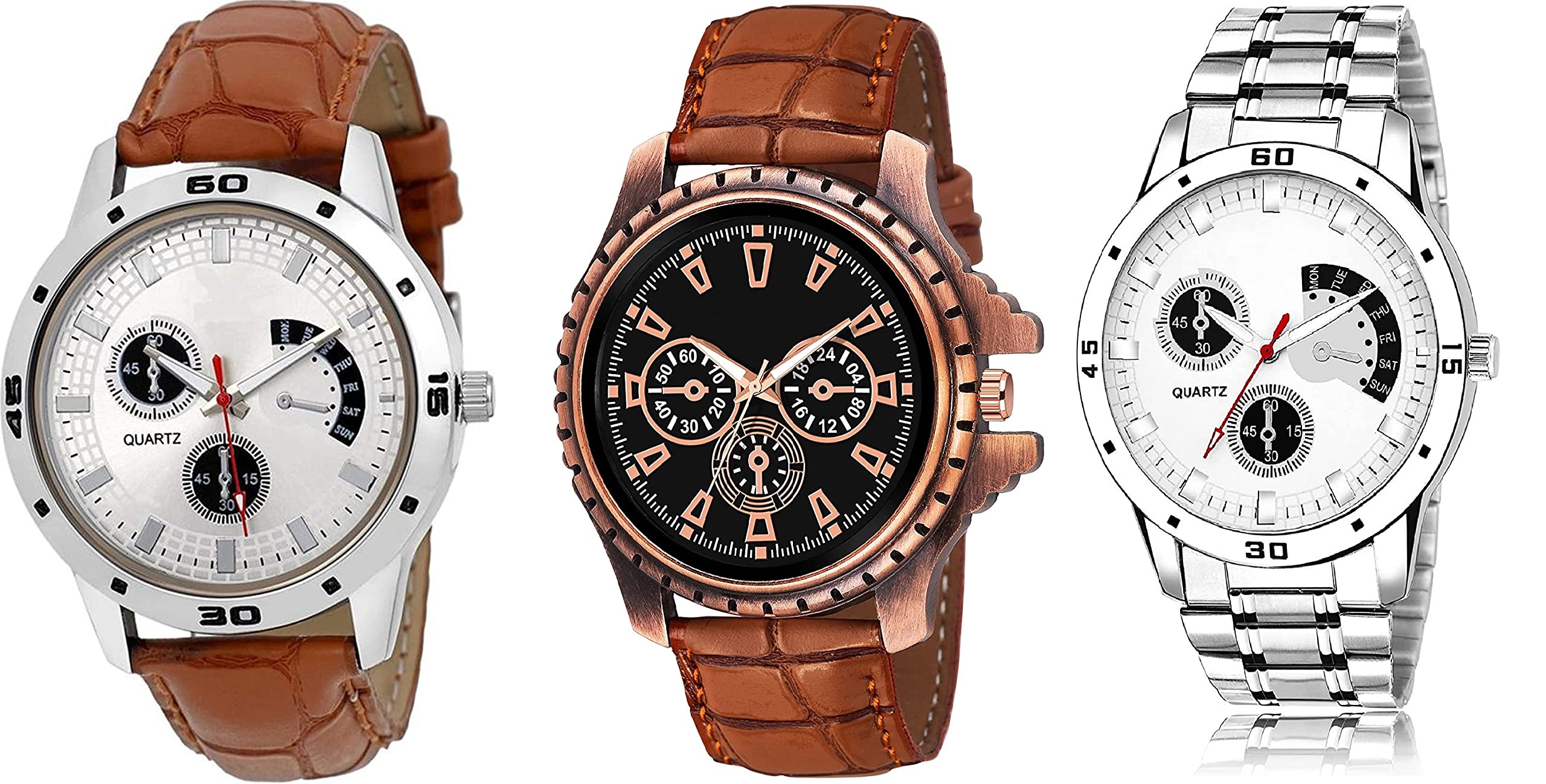 CX With CORXIL Analogue Mens Watch (Pack of 3) (Multicolored Dial Multicolored Colored Strap) (B0B8CC1T8G) Amazon Price History, Amazon Price Tracker
