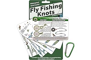 Mini Waterproof Knot Guide Cards Fly Fishing Gear and Accessories