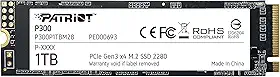 SSD PATRIOT P300 1TB M.2 2280 NVMe PCIE GEN3 x4 - P300P1TBM28