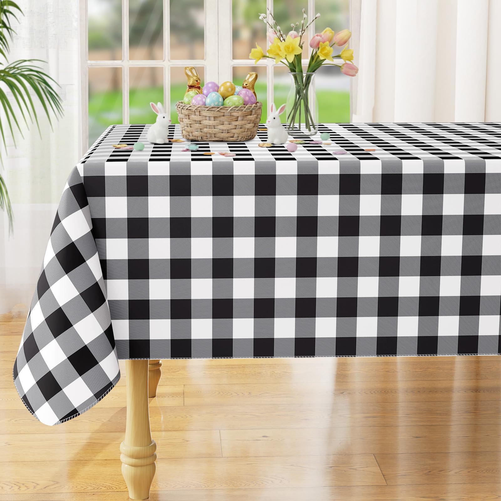 misaya Rectangle Waterproof Vinyl Table Cloth