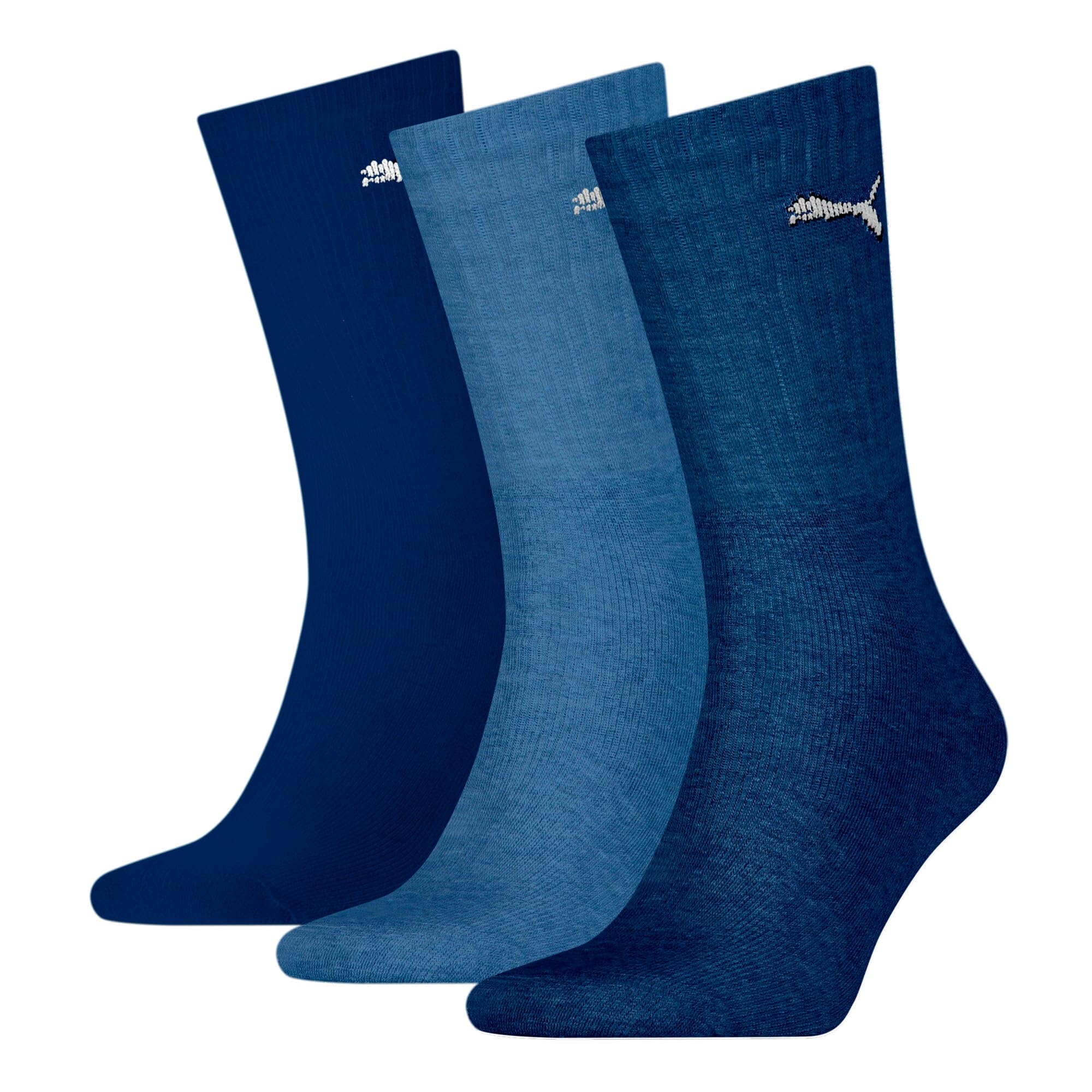PUMA Unisex Crew Socken, Navy, 14 UK
