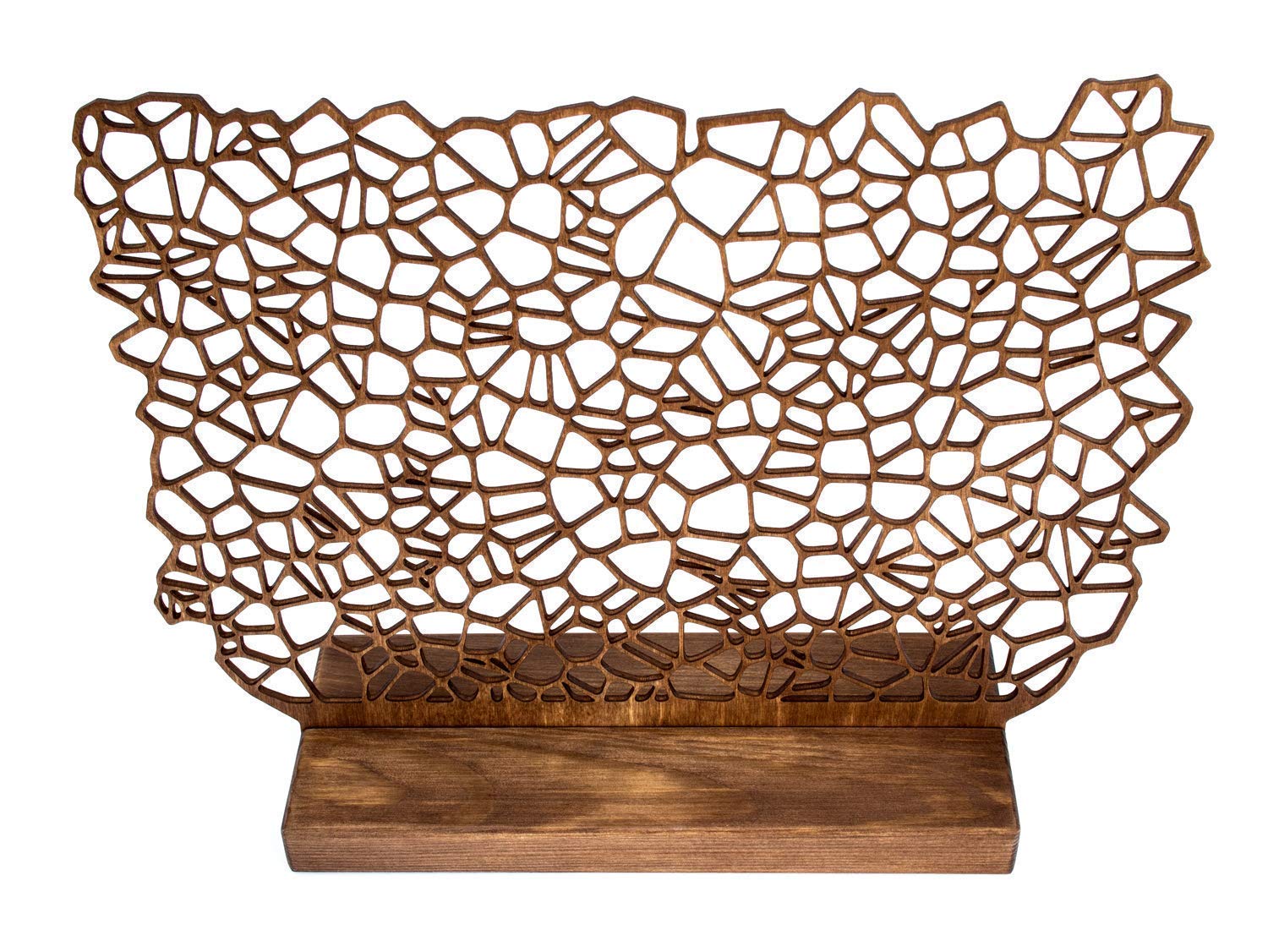 Ohrringhalter aus Holz - Handgemachte Aufbewahrung für Ohrringe mit einzigartigem Design - Umweltfreundliches Schmuckzubehör Geschenk