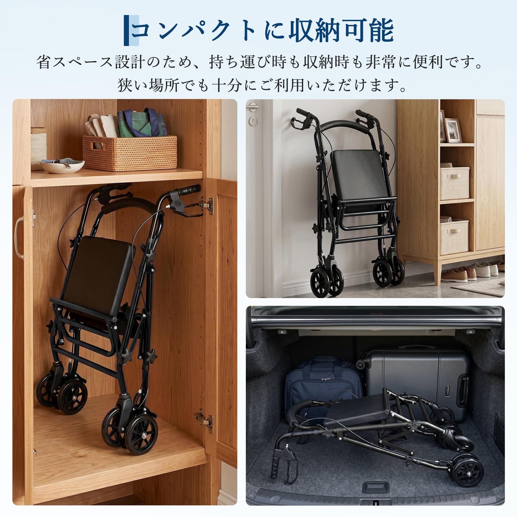 Amazon | ガービー(Garvee) 歩行器 耐荷重136kg 4段階高さ調節能
