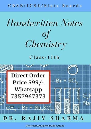 Handwritten Notes of Chemistry-Class 11th (Handwritten Notes)