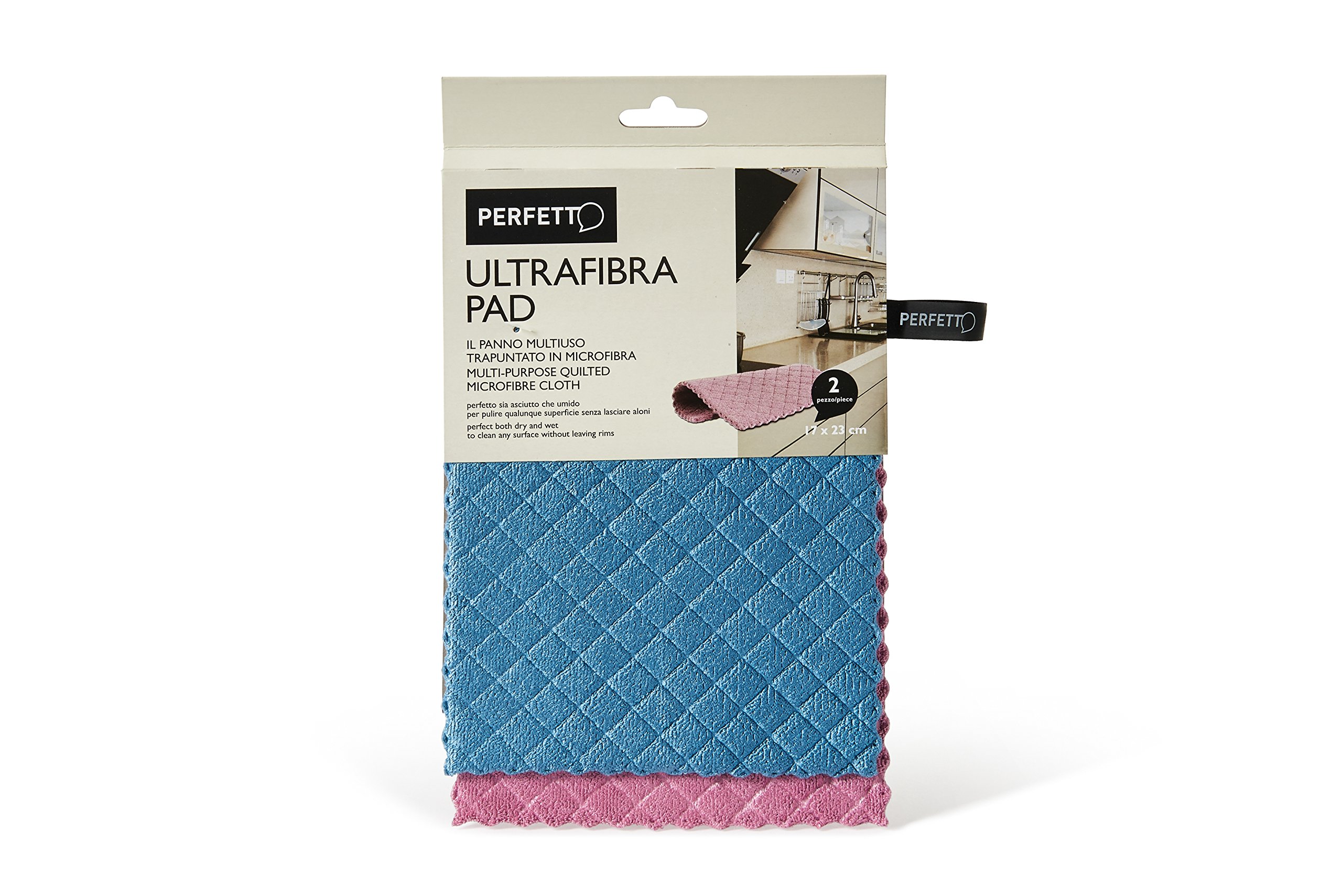 Perfetto Ultrafibre Pad Microfibre Cloth Dimension- 17 x 23 Cm. Package Of 2 Pieces