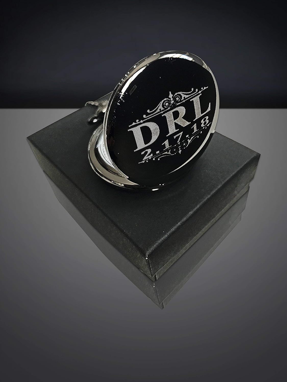 Personalized Pocket watch, Gold Vintage Customized pocket watch engraved gift. Box included, Stainless chain and engraving is included.