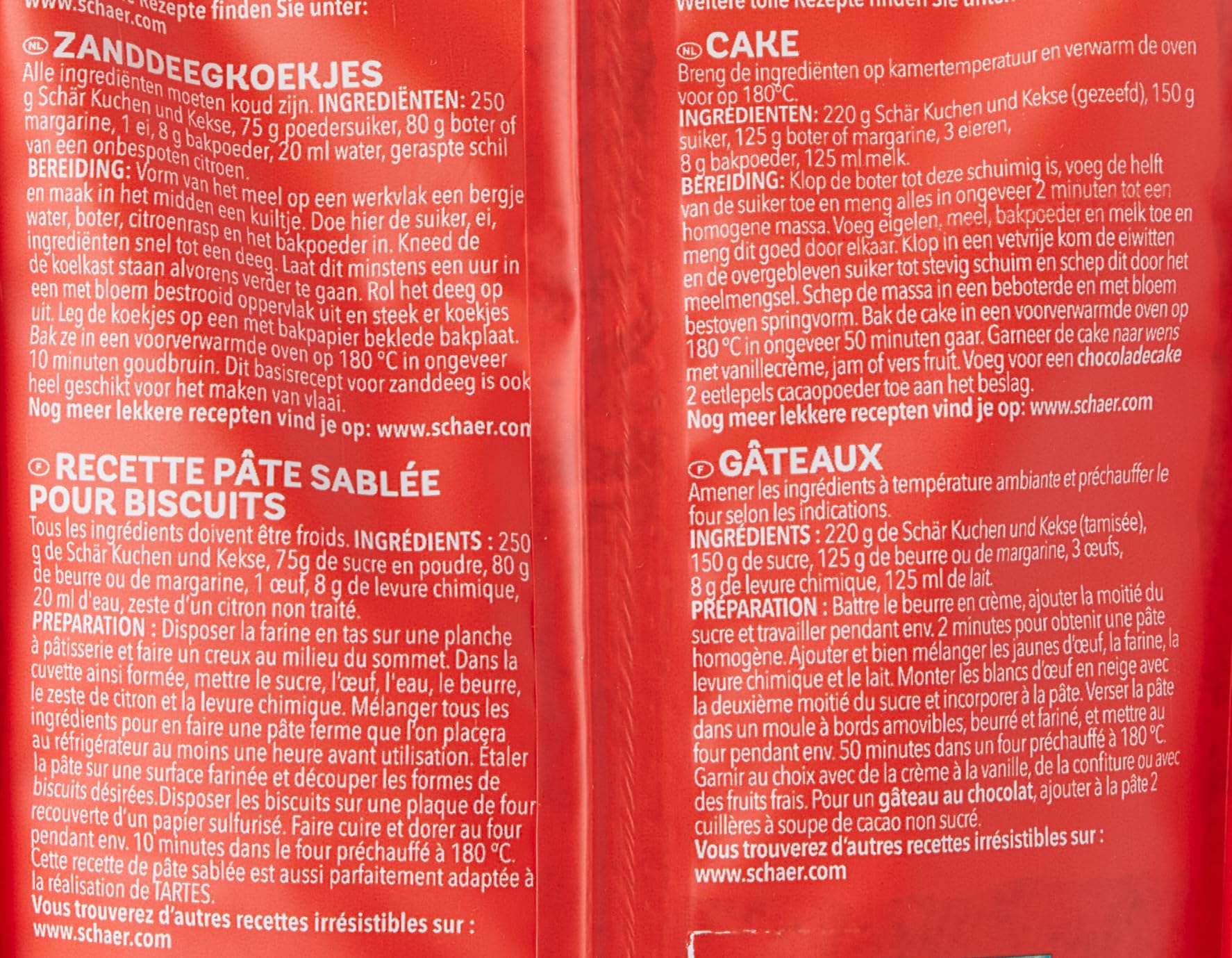 Schär Mix C Kuchen & Kekse Backmischung glutenfrei 1kg 10er Pack