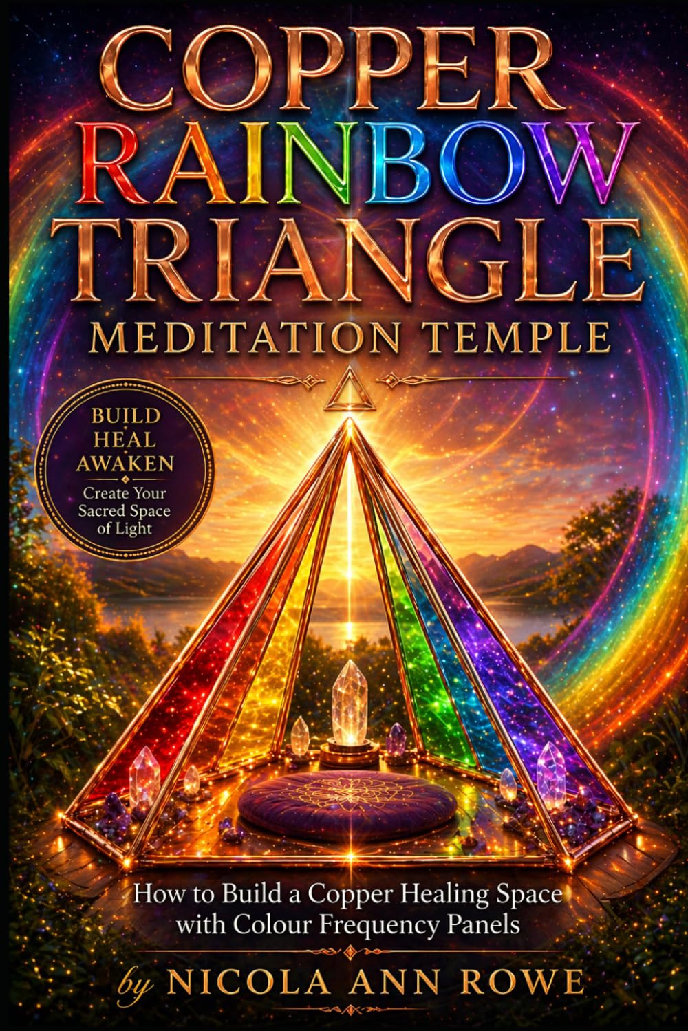 Copper Rainbow Triangle Meditation Temple: How to Build a Copper Healing Space with Colour Frequency Panels