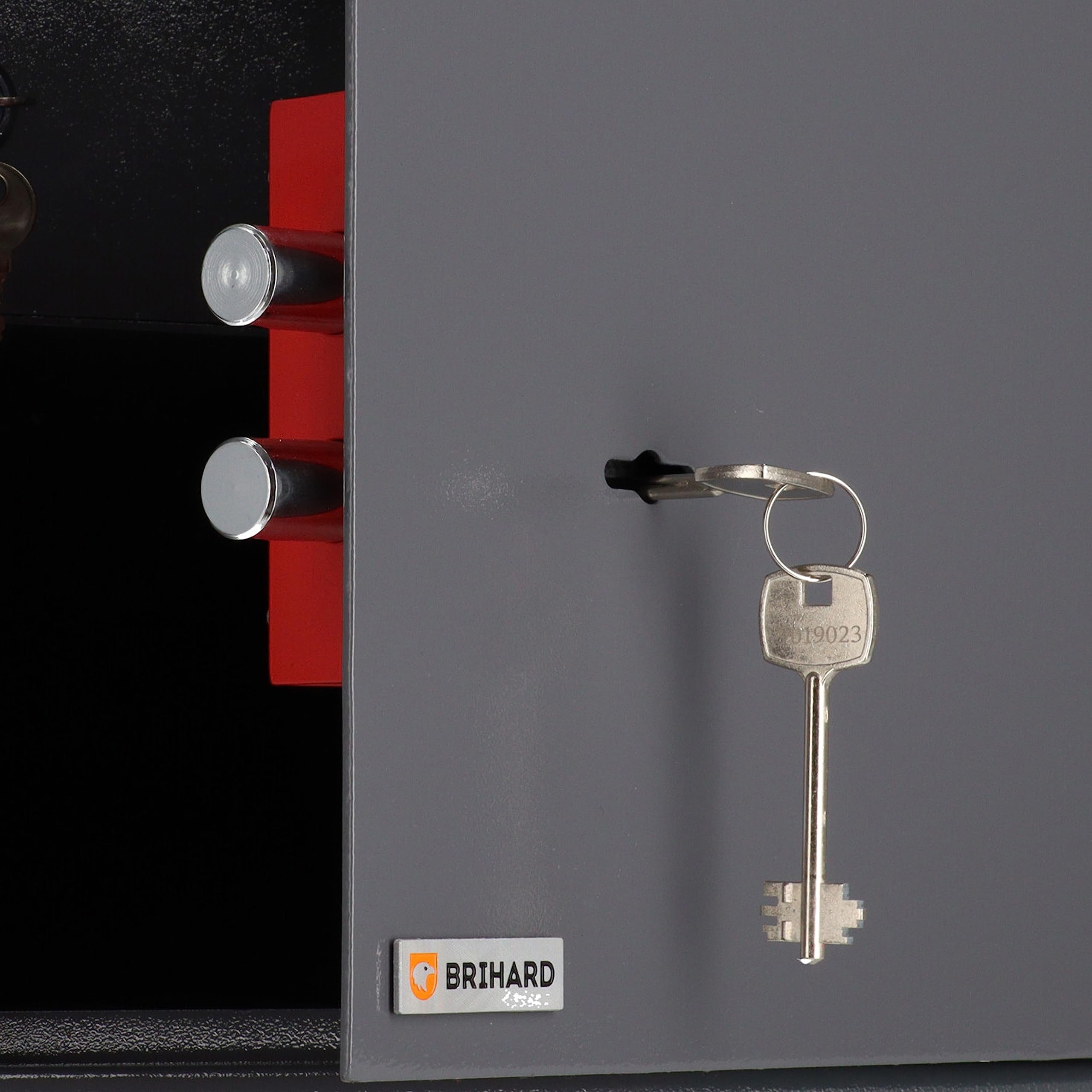 Caja Fuerte con Llave 30x38x30cm 30L Pared Gruesa para Seguridad Hogar