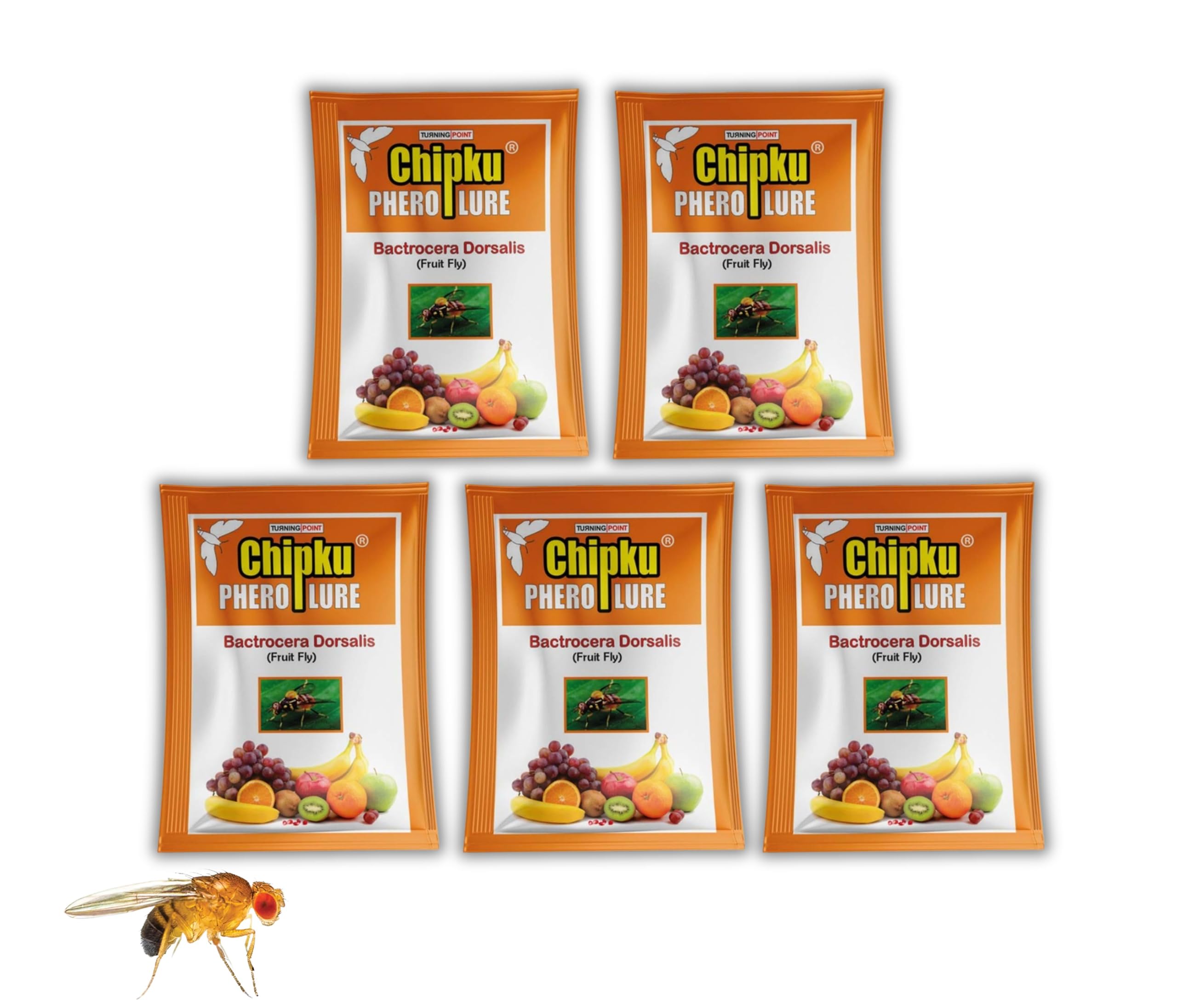 Chipku Fruit Fly Lure Pack of 5 for Fruit Fly Insect Trap for Agriculture for Bactocera Dorsalis Pheromone Fruit Fly Lure for Mango Tree,Papaya, Guava,Chiku,Citrus, All Fruit Crops-image-25