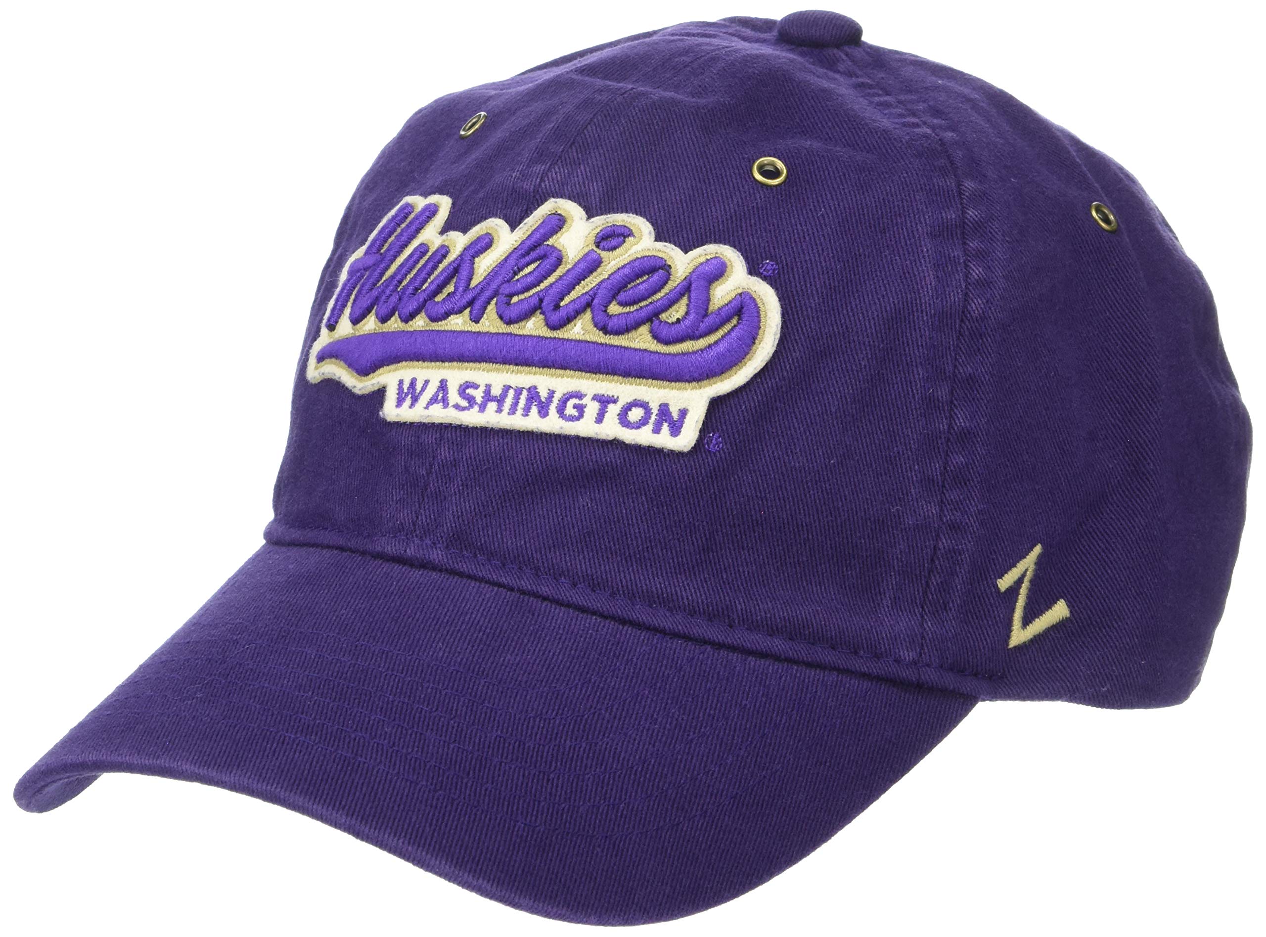 NCAA Washington Huskies Unisex Dallas Relaxed Hat, Primary Team Color, Adjustable