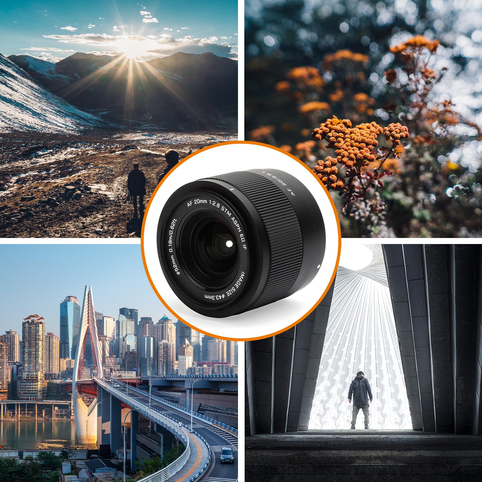 VILTROX 20MM F2.8, Obiettivo AF Full Frame 20MM F/2.8 Z Mount per NIKON Z Mount,obiettivo grandangolare Prime per NIKON Z Mount Z5 Z50 Z6 Z6II Z6III Z7 Z7II ZFC Z30 Z9 Z8 ZF