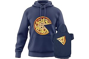 Adorable Dog and Owner Matching Pizza Attire