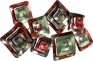 Touch of Class Mattison Wall Sculpture Multi Jewel - Handmade - Metal Ar...