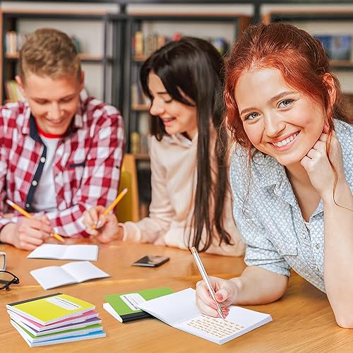 Miniatura 6 de feela Paquete de 30 mini cuadernos de composición a granel, lindo bloc de notas de composición de bolsillo, cuadernos pequeños para estudiantes,