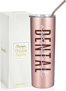Onebttl Dental Assistant Gifts for Women, Gifts for Dental Assistant on Dental Assistants Recognition Week, Birthday and Christmas, 20 oz Insulated Stainless Steel Tumbler - DENTAL ASSISTANT