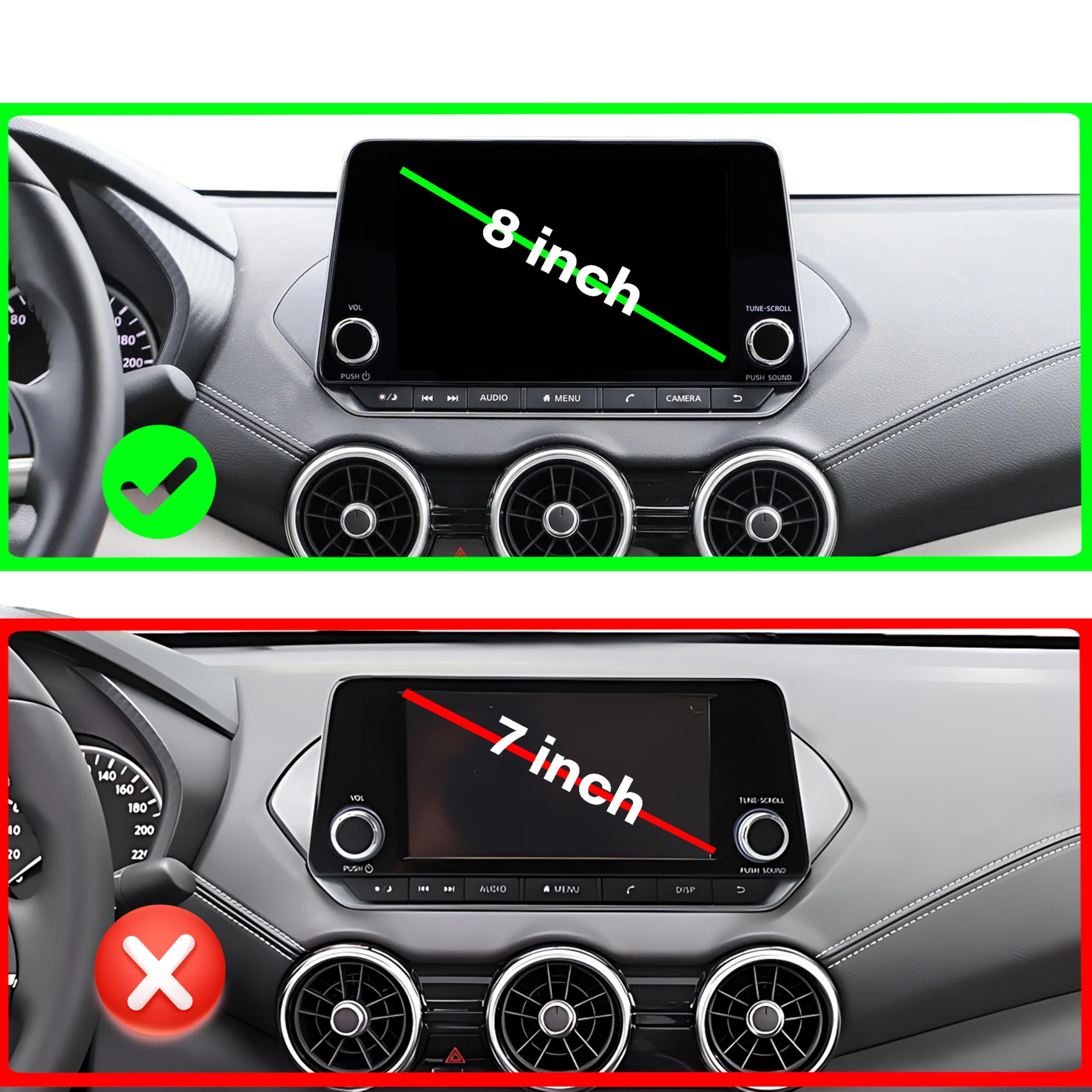 Samochodowy uchwyt na telefon do 2021-2023 Nissan Rogue/2019-2025 Altima/2020-2025 Sentra akcesoria 15 W szybka bezprzewodowa ładowarka ekran stały klips uchwyt na telefon komórkowy bez