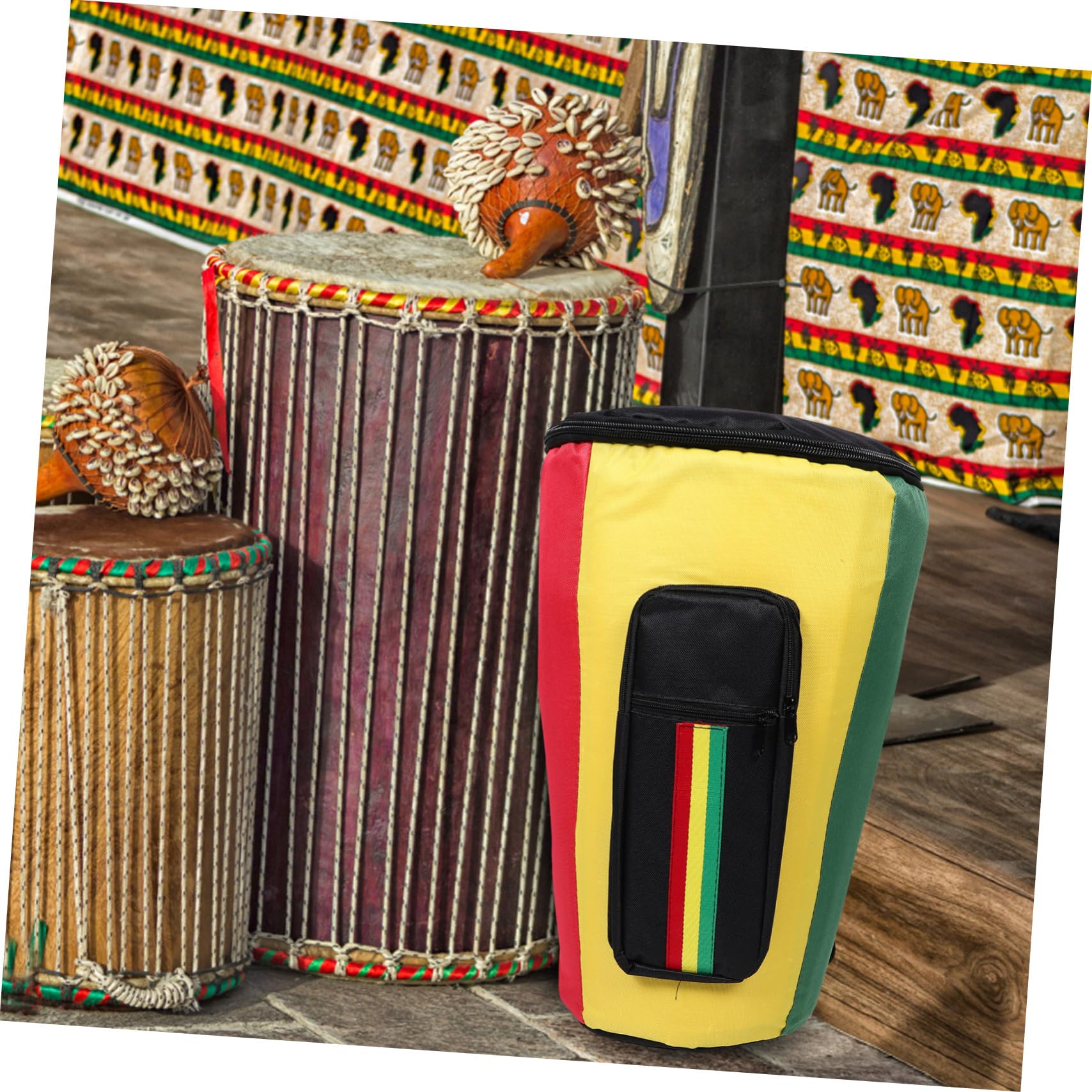 10-zoll Djembe Trommeltasche als Rucksack mit Doppelträgern