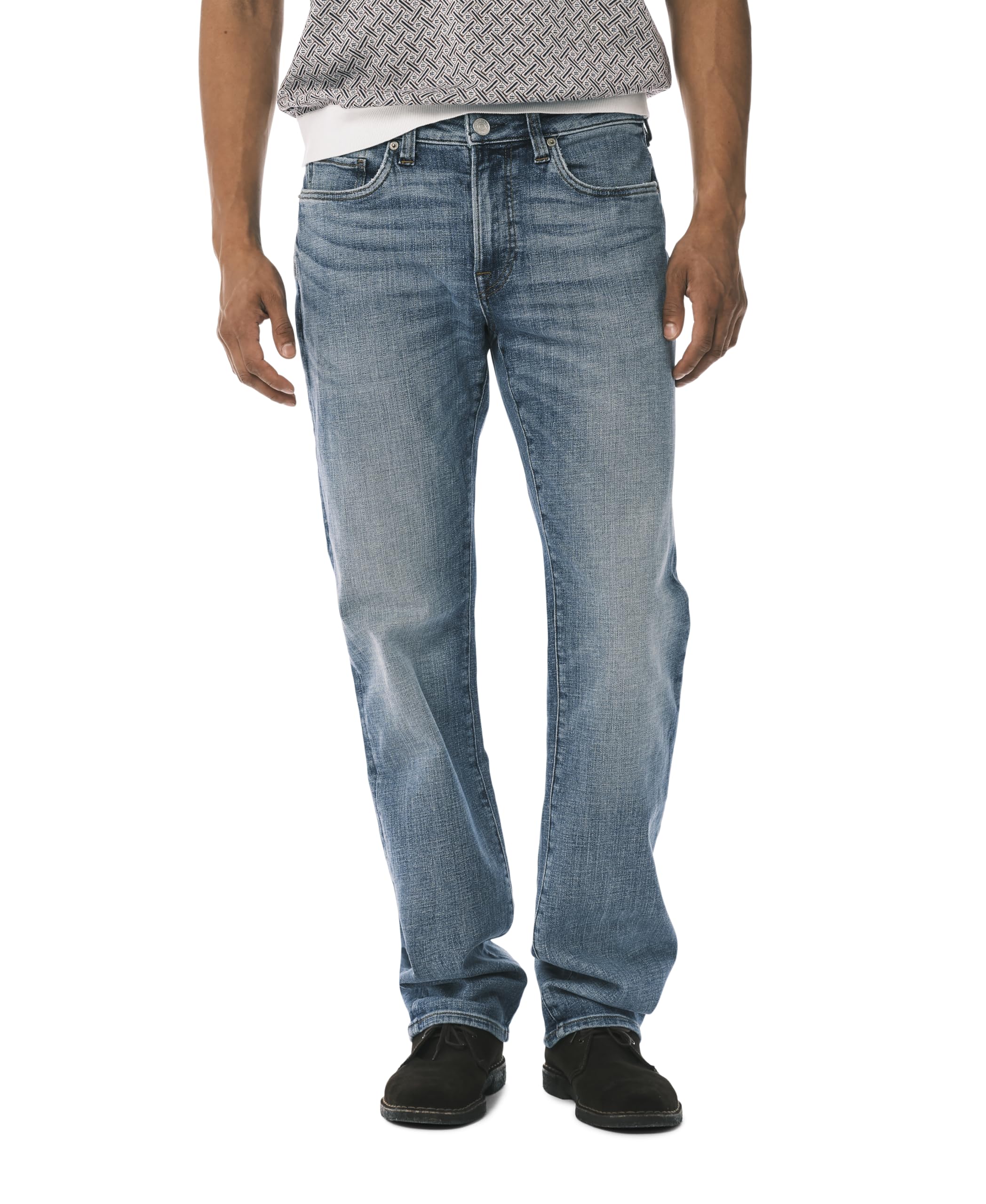 Buffalo David Bitton Mens Relaxed Straight Leg Driven Jean with Stretch Fabric