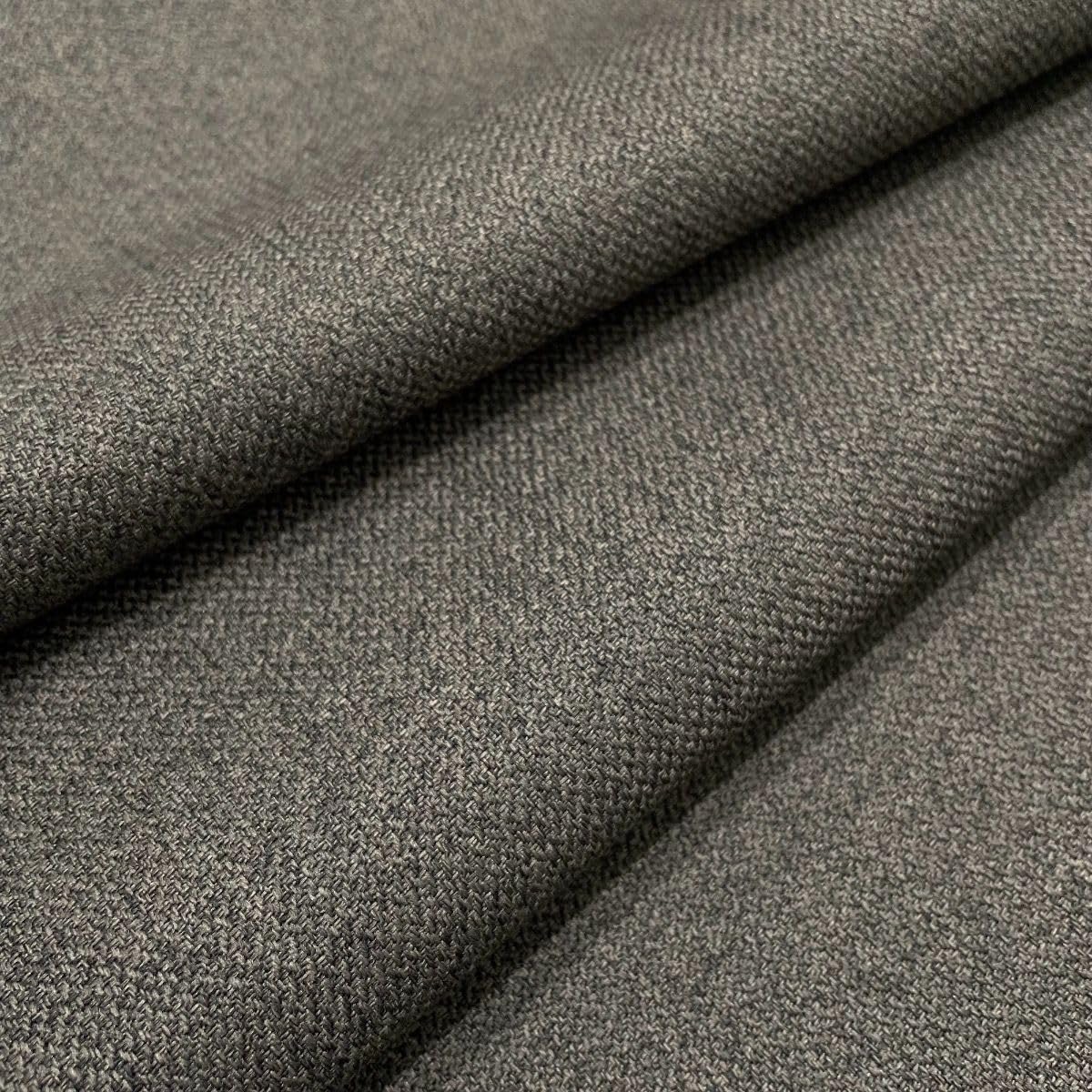 Stone Malbec Linens Soft Plain Linen Look Heavy Furnishing Upholstery Fabric - Sample