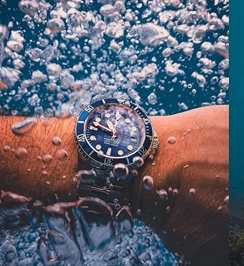 Ratio FreeDiver Sapphire Crystal Diver Watch Japanese Quartz Dive Watch 200m Water Resistant Diving Watch