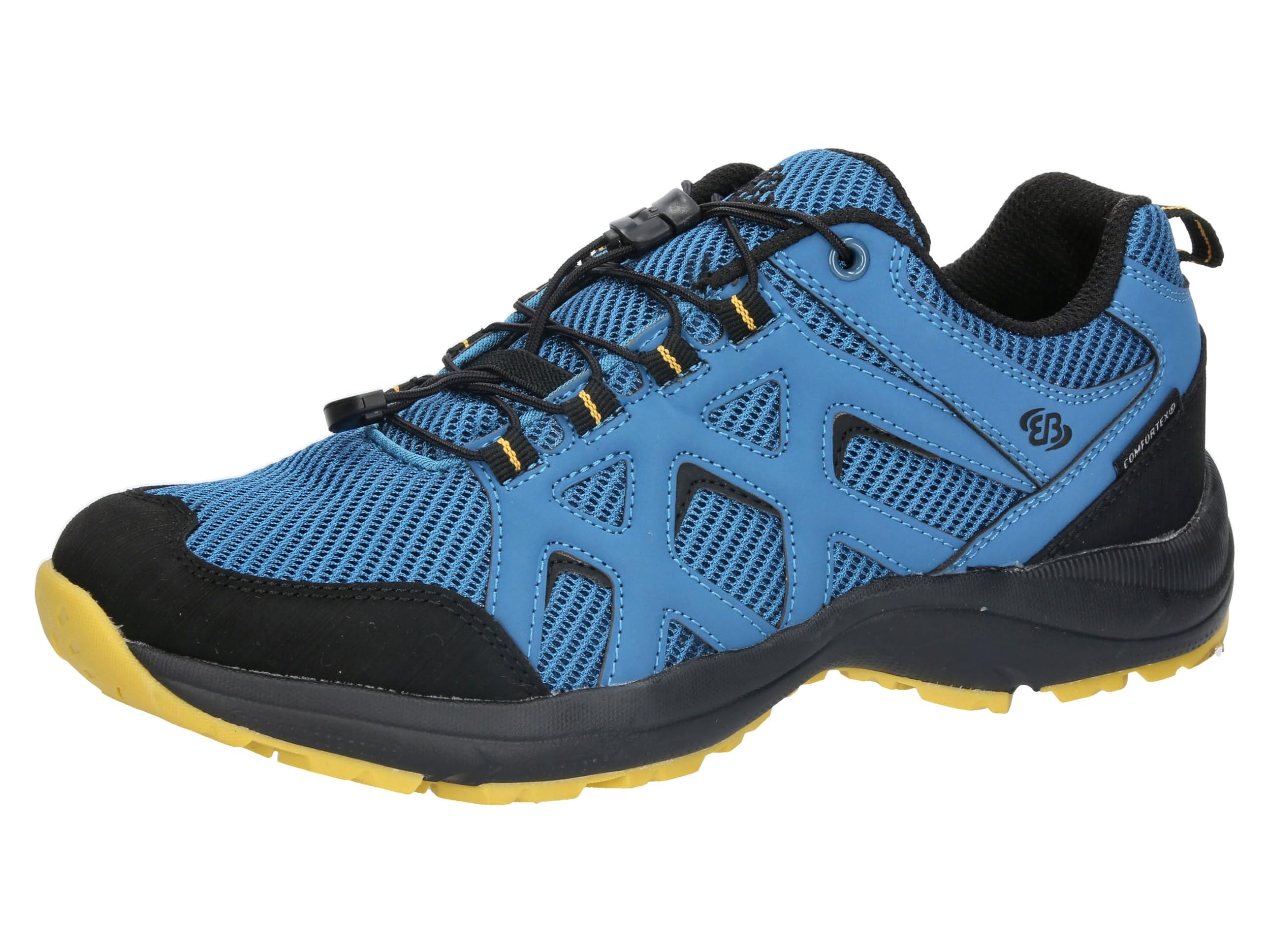 Brütting Unisex's Tacna Walking Shoes, Petrol Black Orange, 8.5 UK