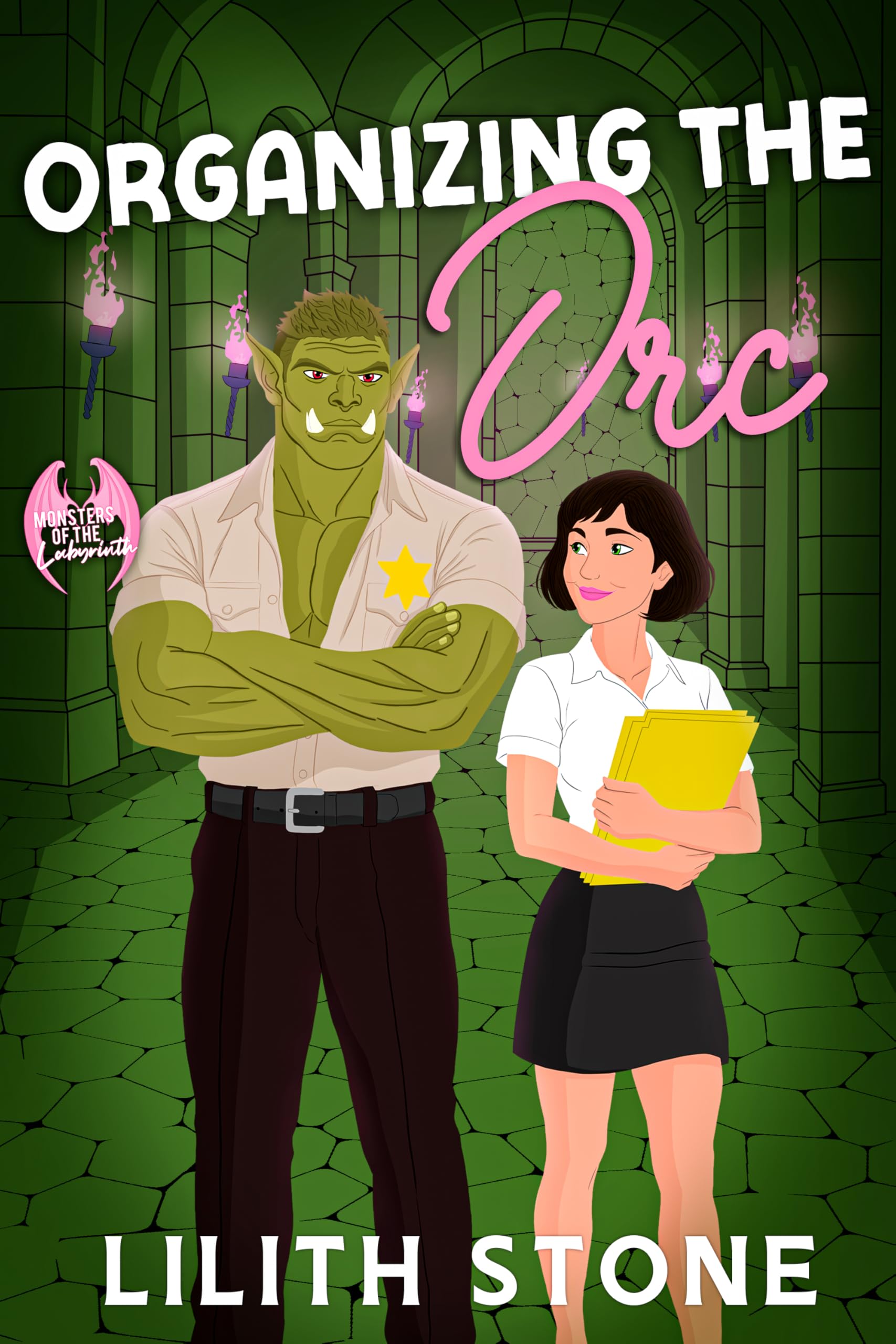 Organizing The Orc: An irresistibly sweet and steamy monster romantasy (Monsters of the Labyrinth Book 2)
