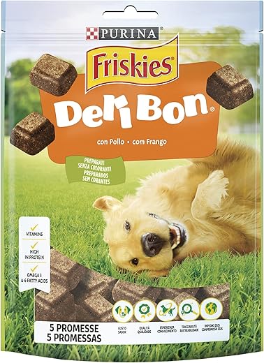 Purina Friskies Delibon Snack Cane Deliziosi Bocconcini con Pollo, 6 confezioni da...